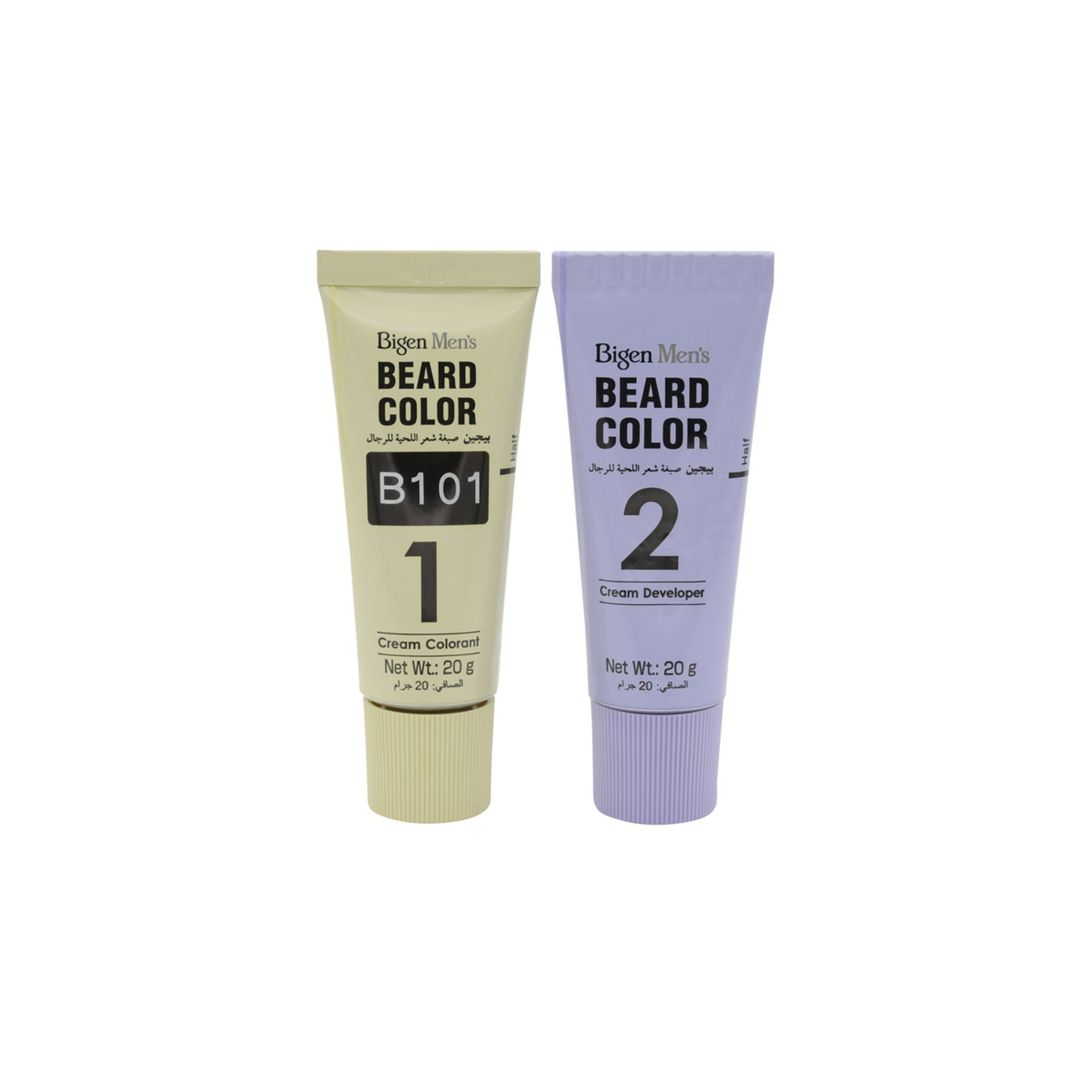 صبغة شعر اللحية للرجال أسود طبيعي ب101