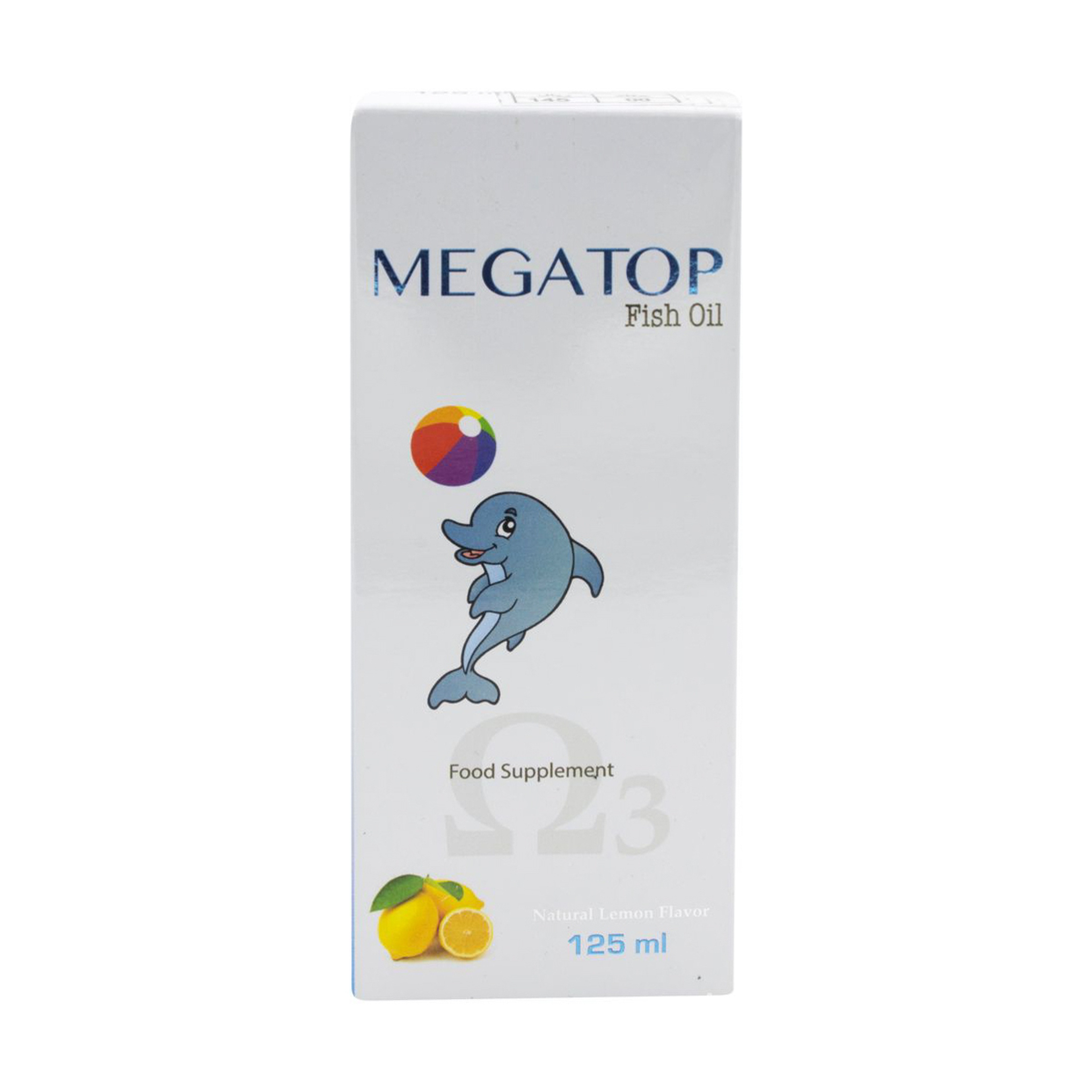 Megatop Omega 3 Fish Oil 125 Ml Lemon Liquid