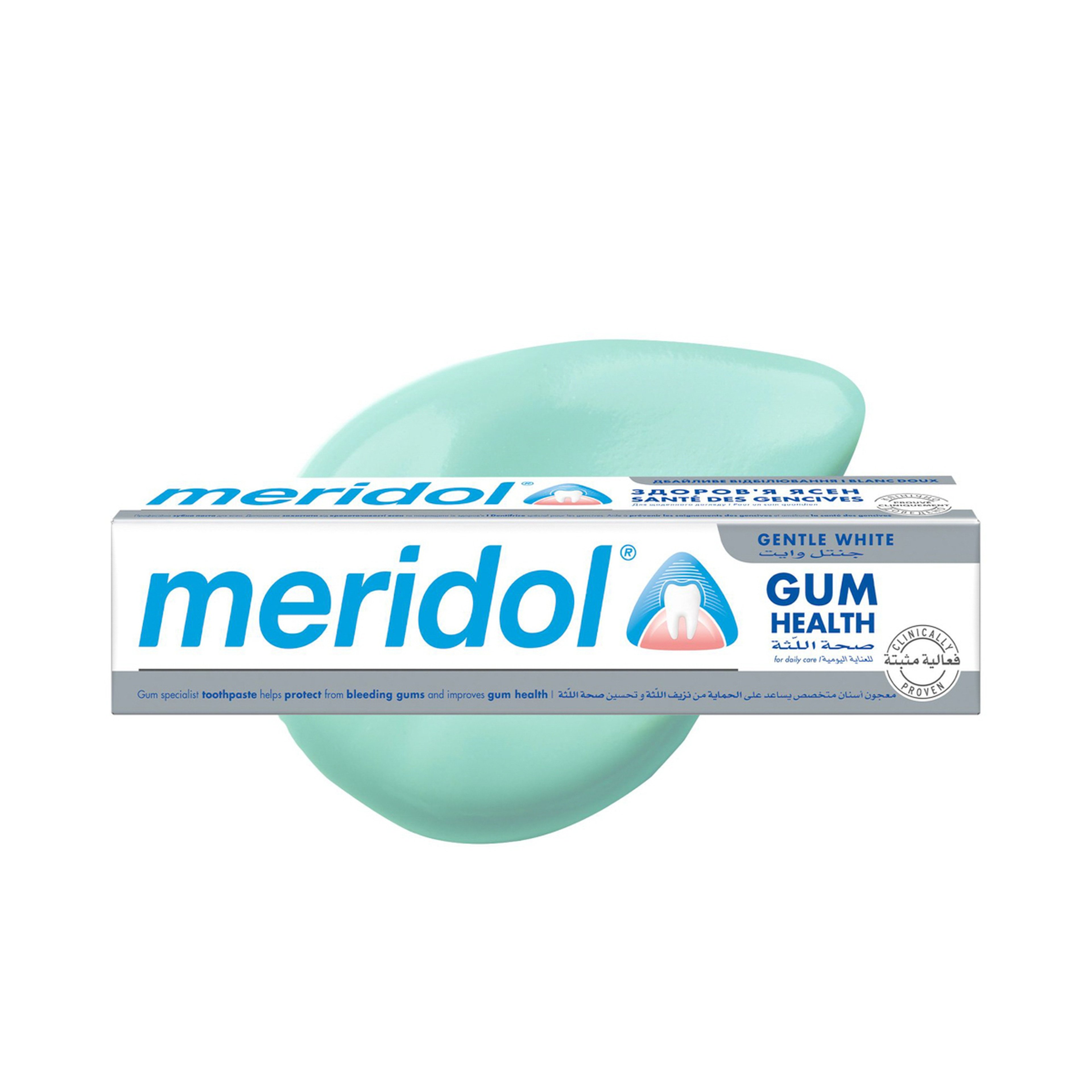 Meridol Gentle White Toothpaste For Gum Health, 75Ml