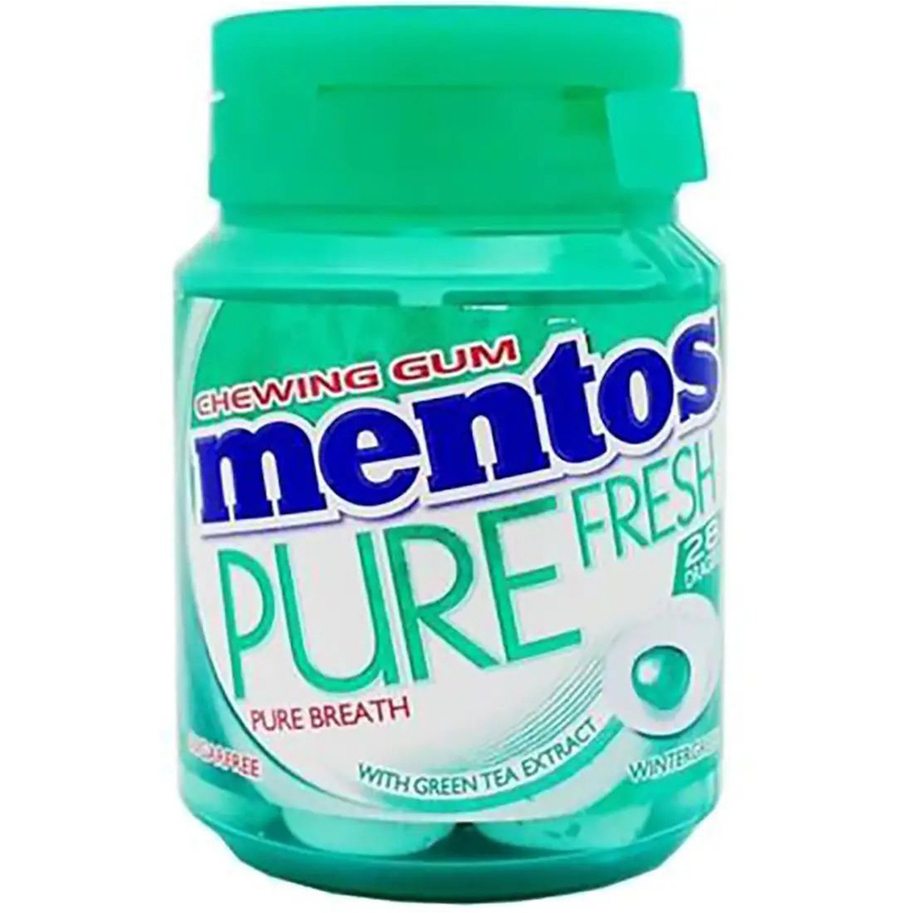 Mentos Pure Fresh Bottle Wintergreen 56 Gm 32Pcs