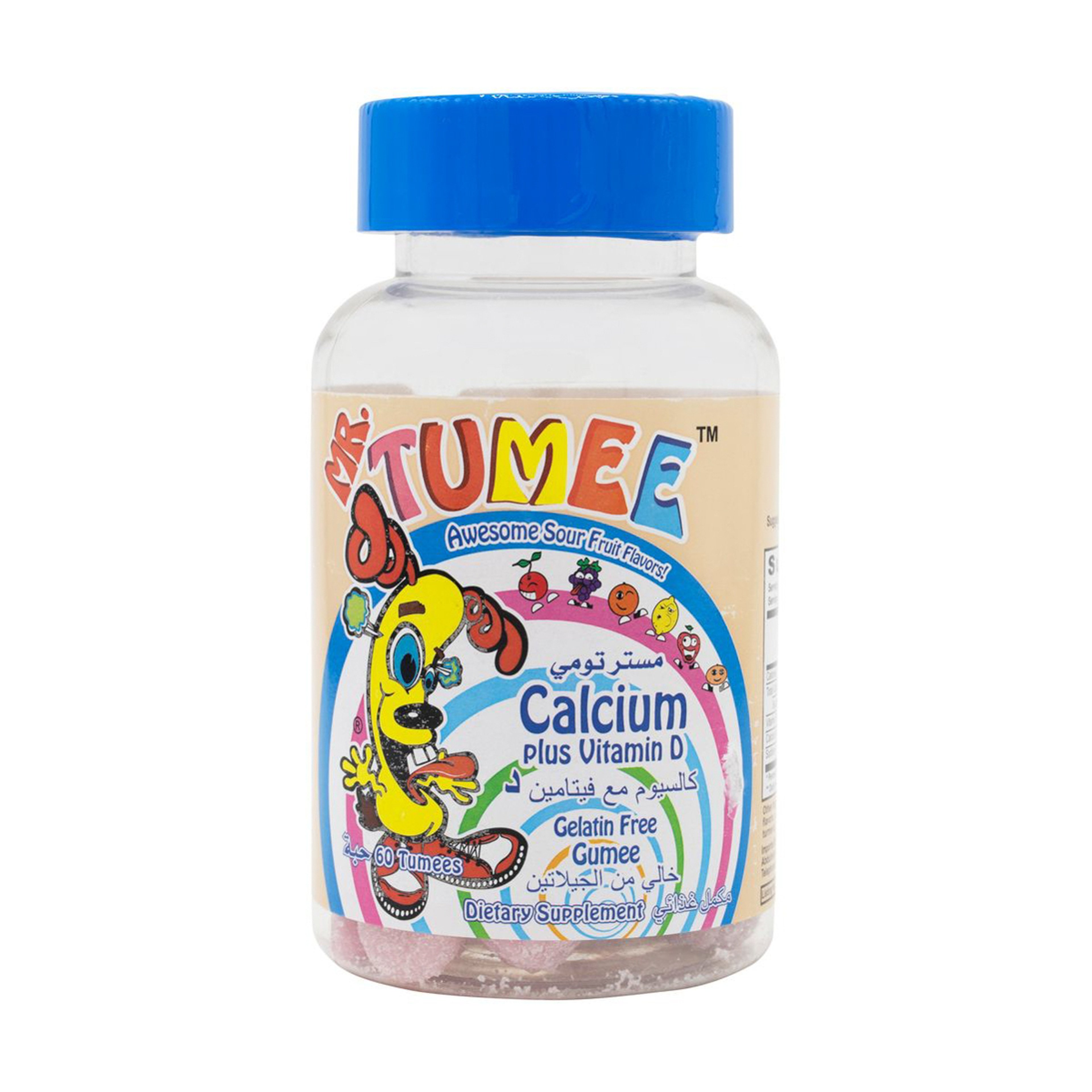 مستر تومي كالسيوم مع فيتامين د مضغ 60 قرص