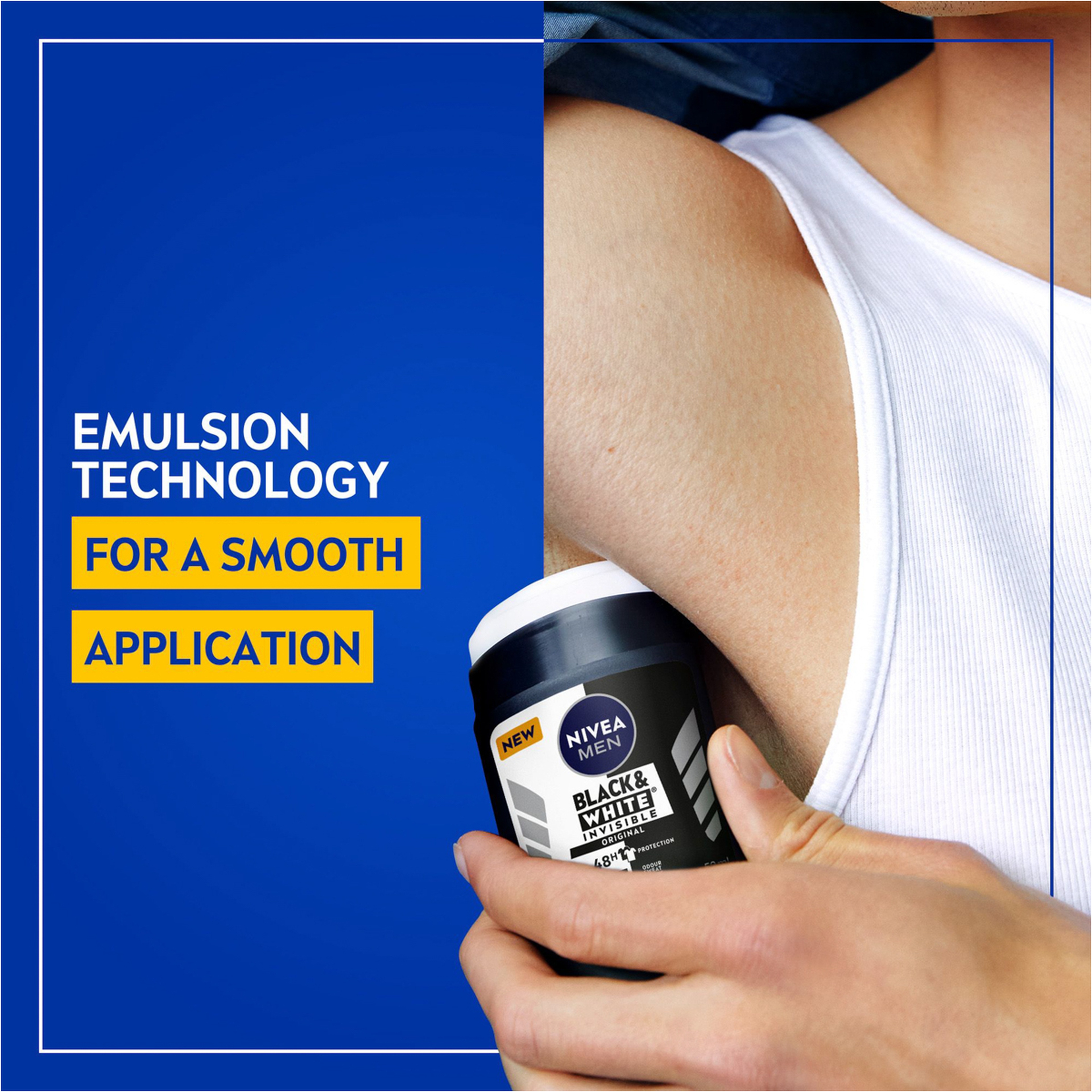 نيفيا مزيل عرق للرجالاسود و ابيض 50 مل