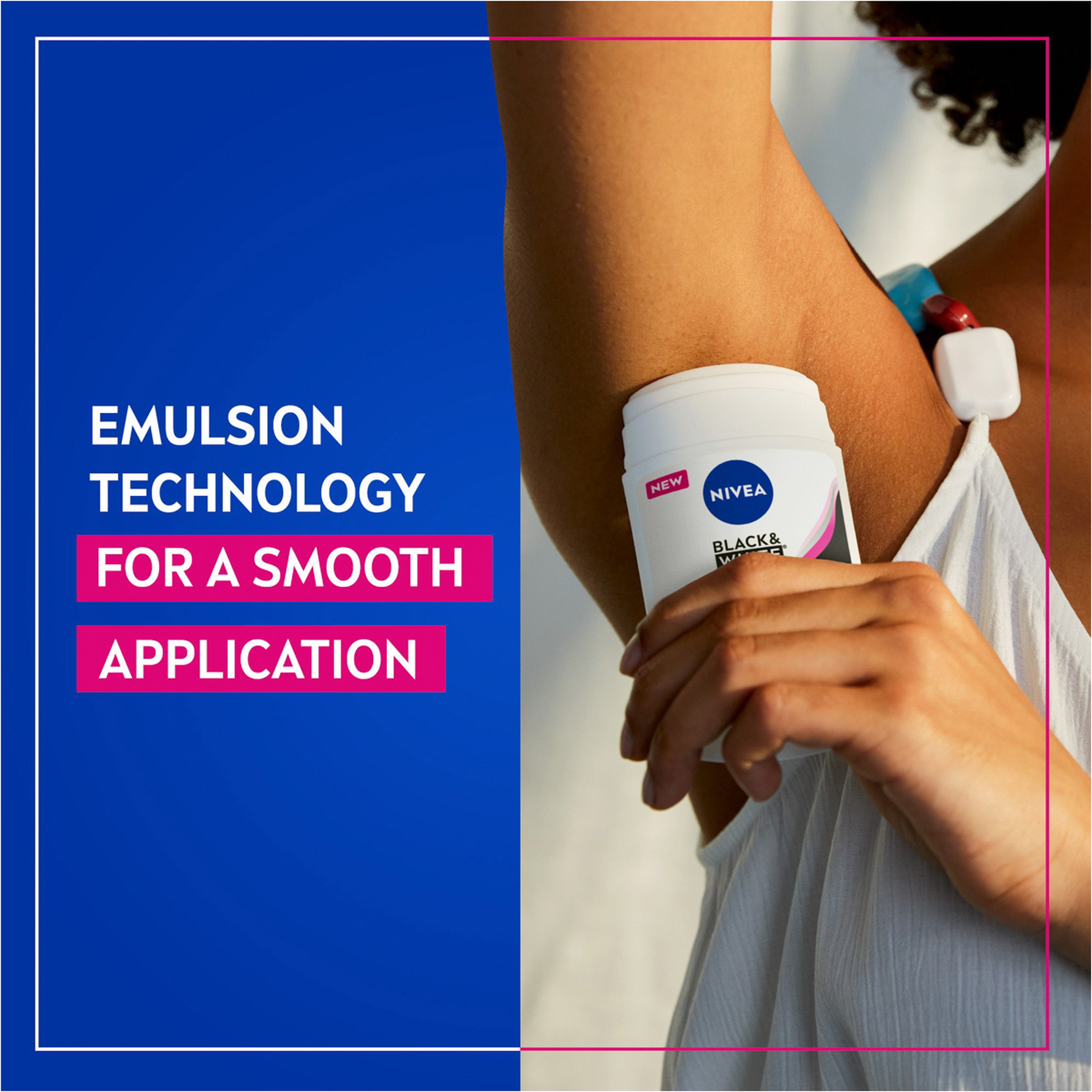 نيفيا مزيل عرق للنساء اسود و ابيض 50 مل