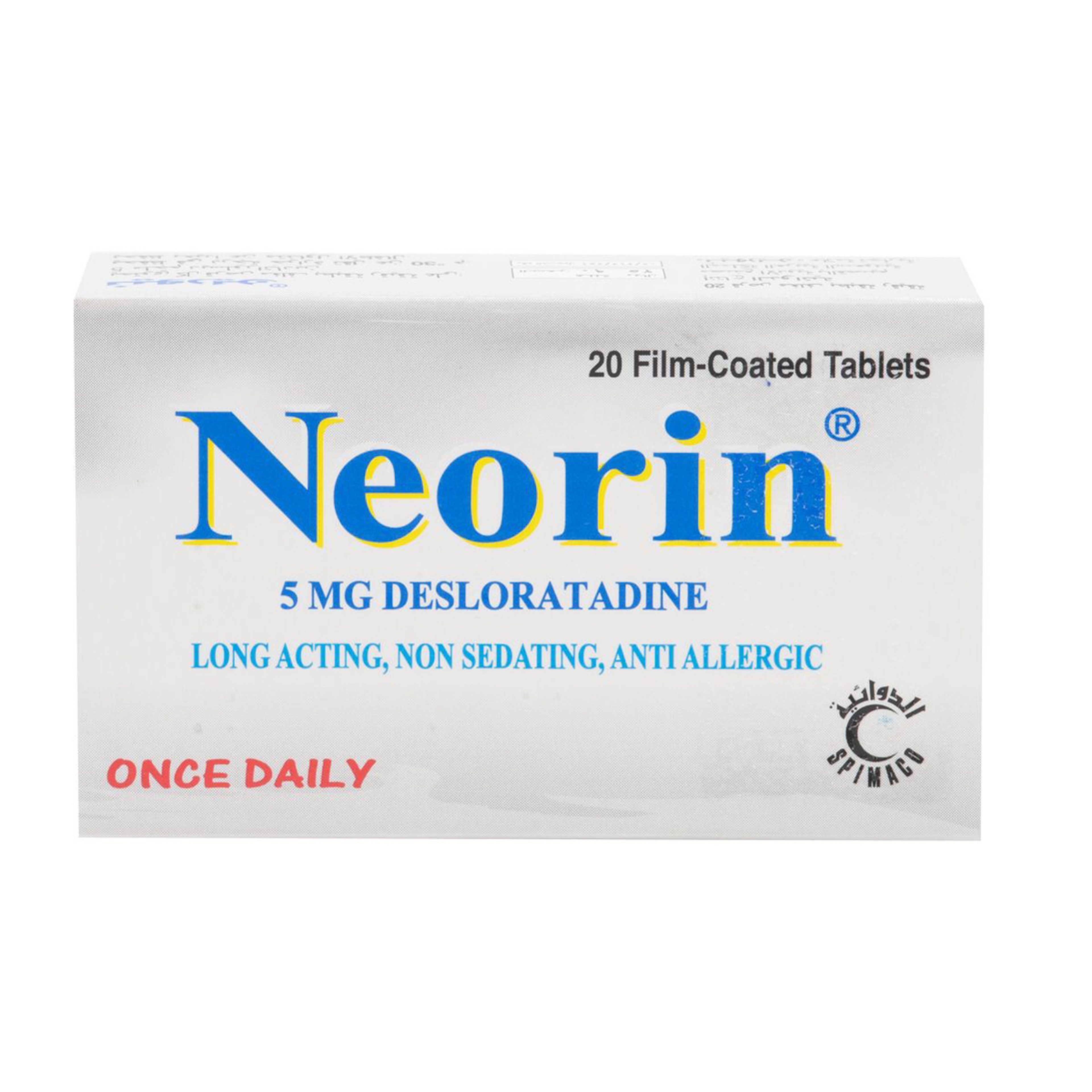 Neorin 5 Mg Tablet 20Pcs