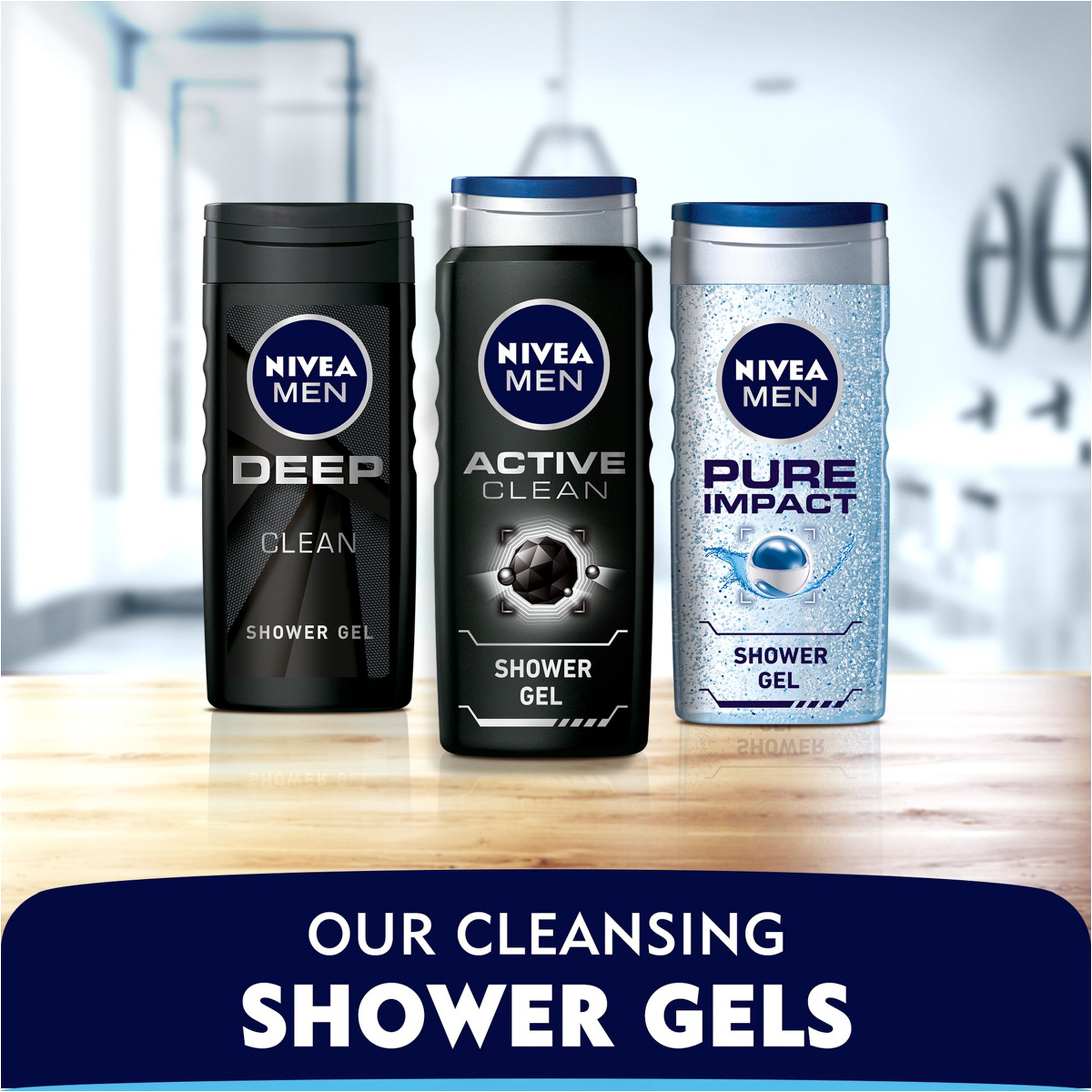 Nivea Active Clean Shower Gel 500Ml