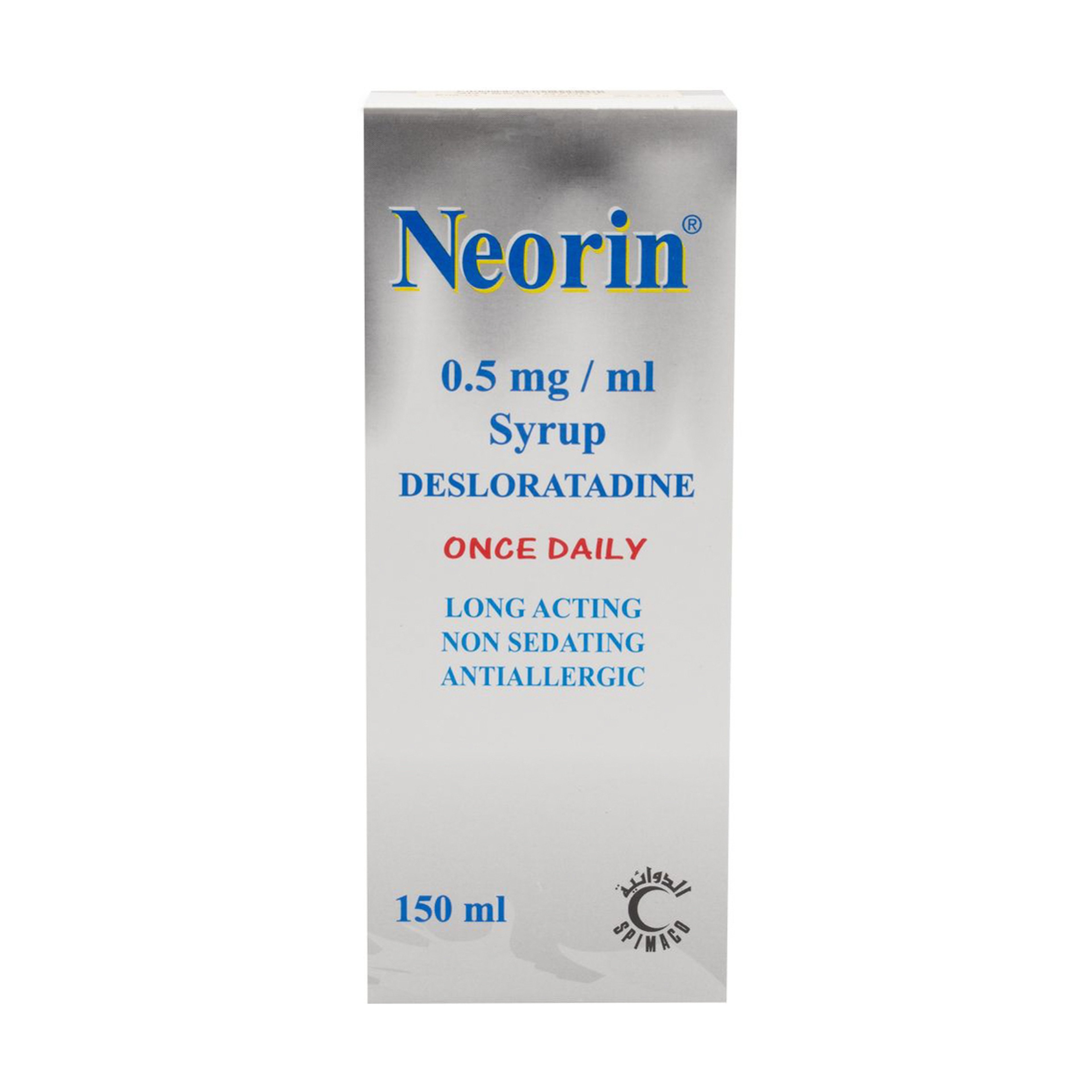 Neorin 2.5 Mg/5 Ml Syrup 150 Ml