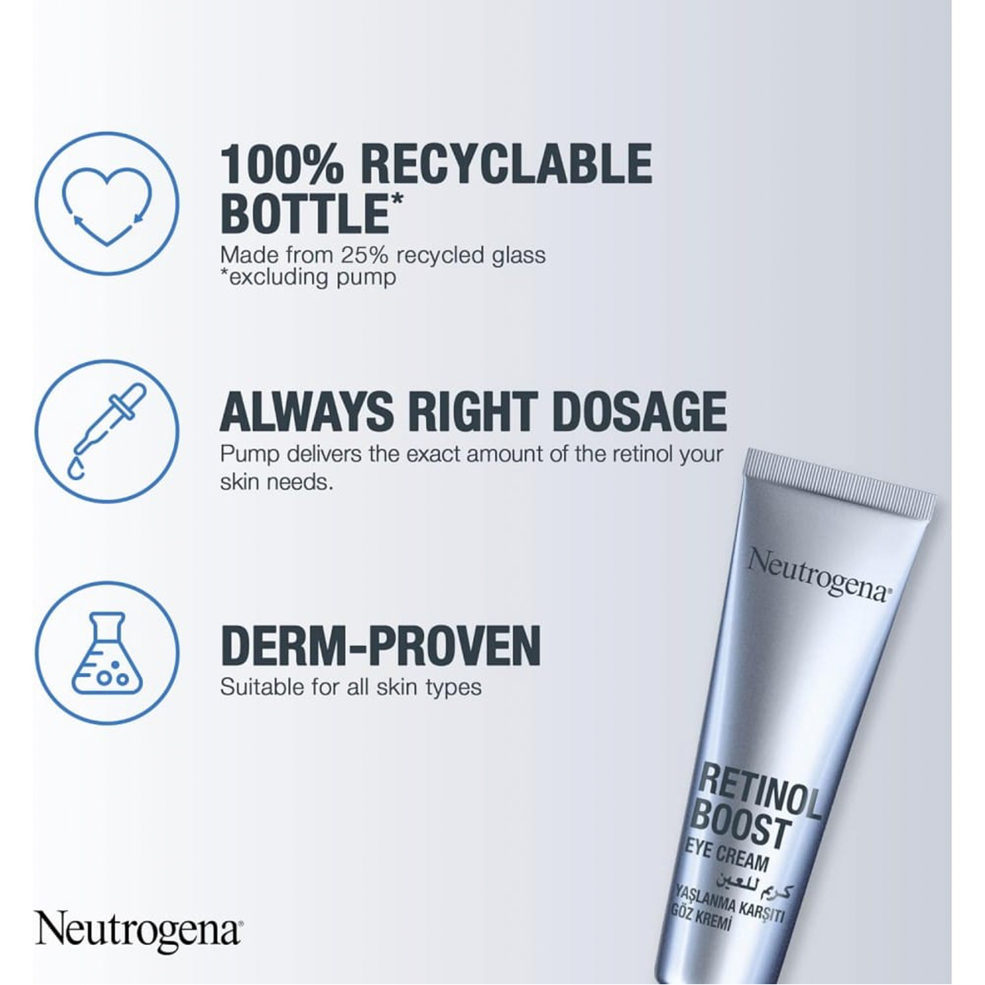 نيوتروجينا ريتينول بوست كريم العين 15 مل