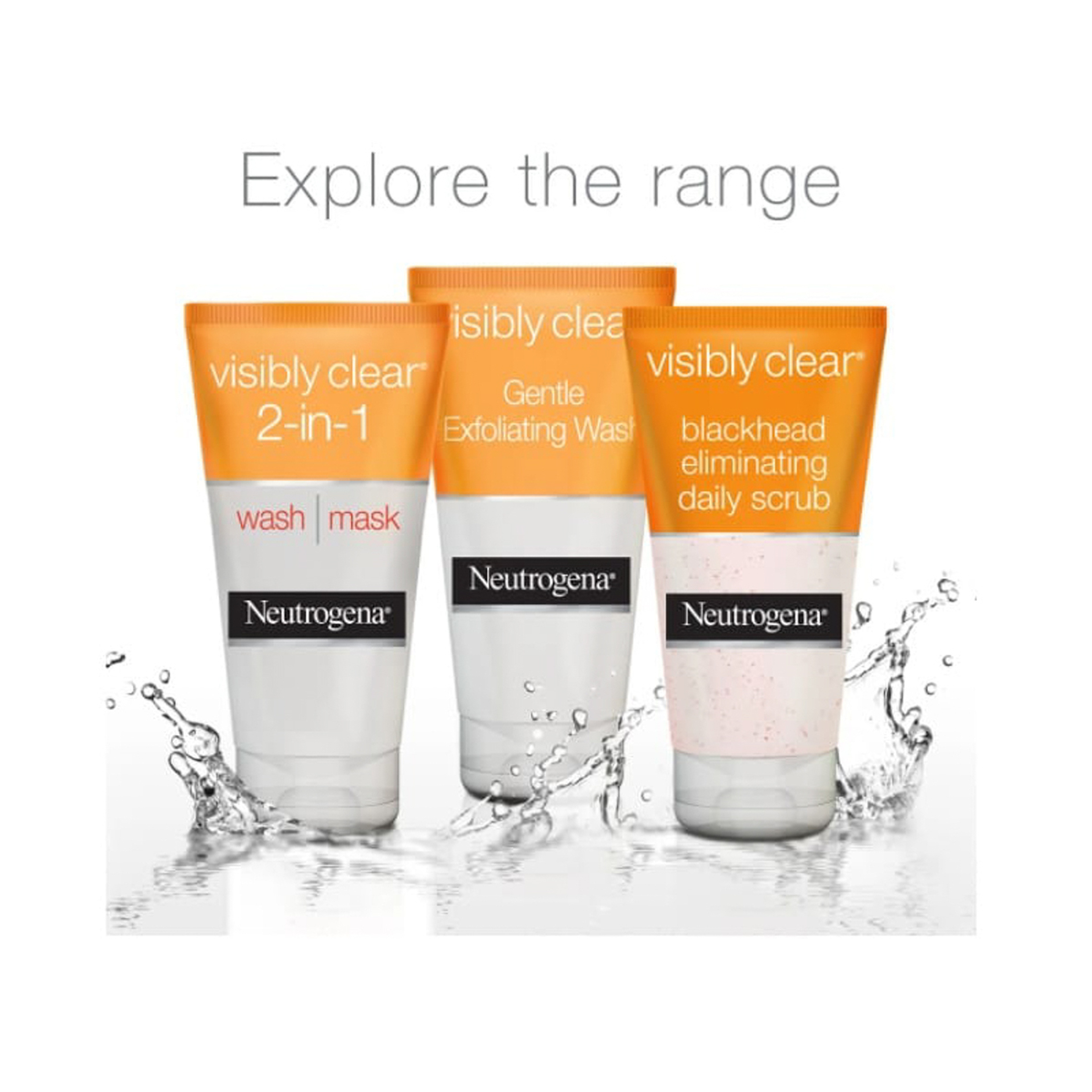 نيتروجينا مقشر للوجه للتحكم بالحبوب خال من زيوت 150 مل