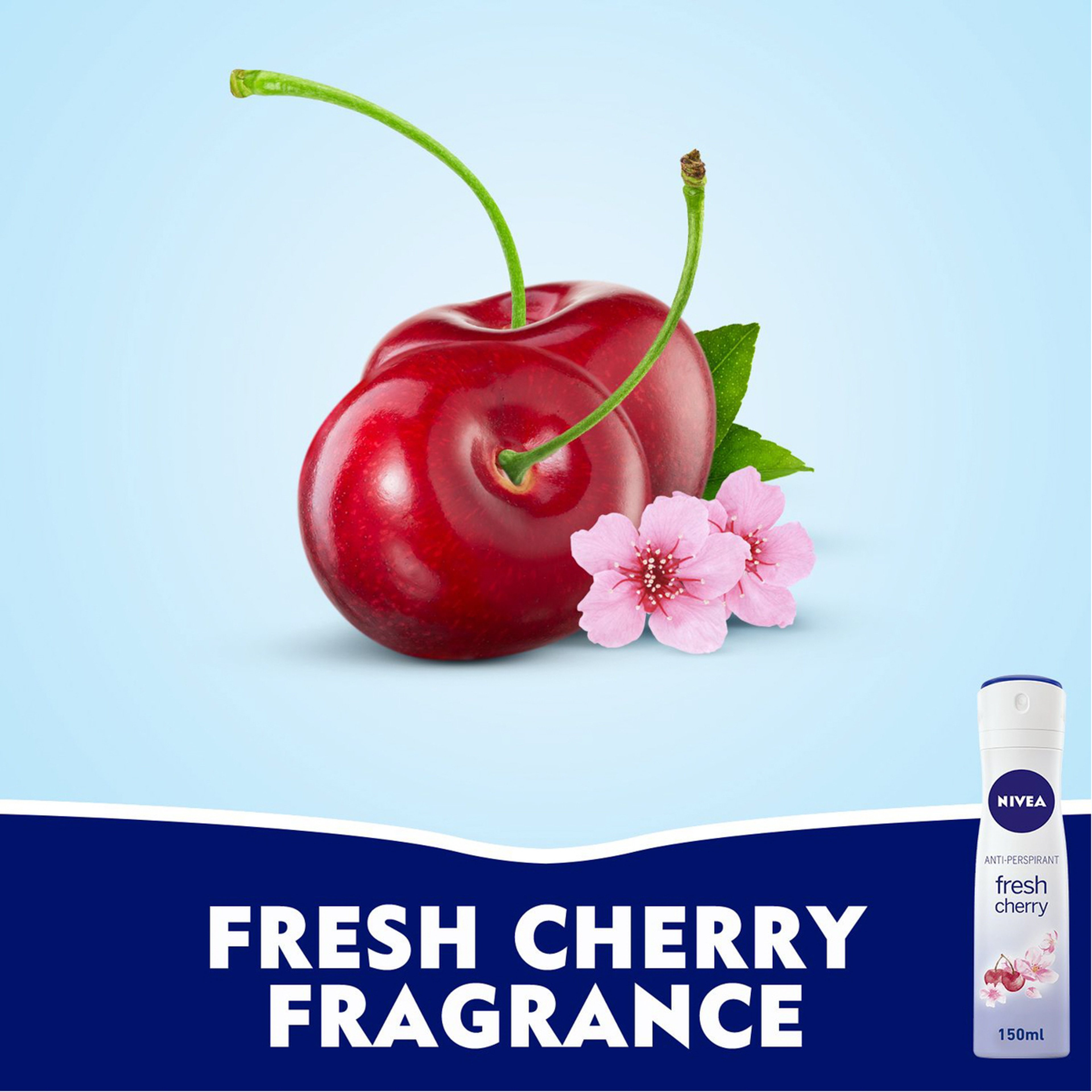 نيفيا مزيل عرق نسائي فرش تشيري 150 مل