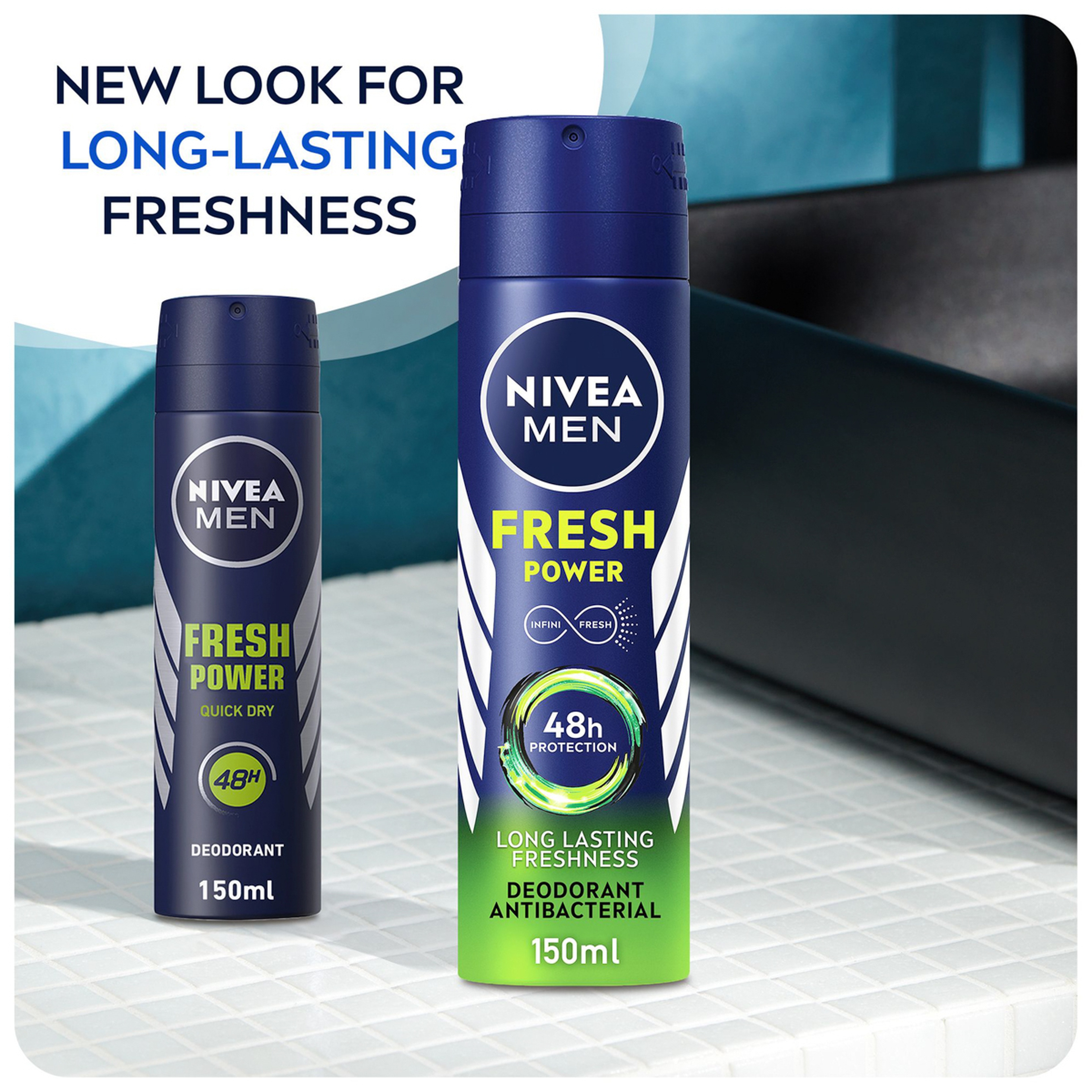 نيفيا بخاخ للجسم باوررجال 150م