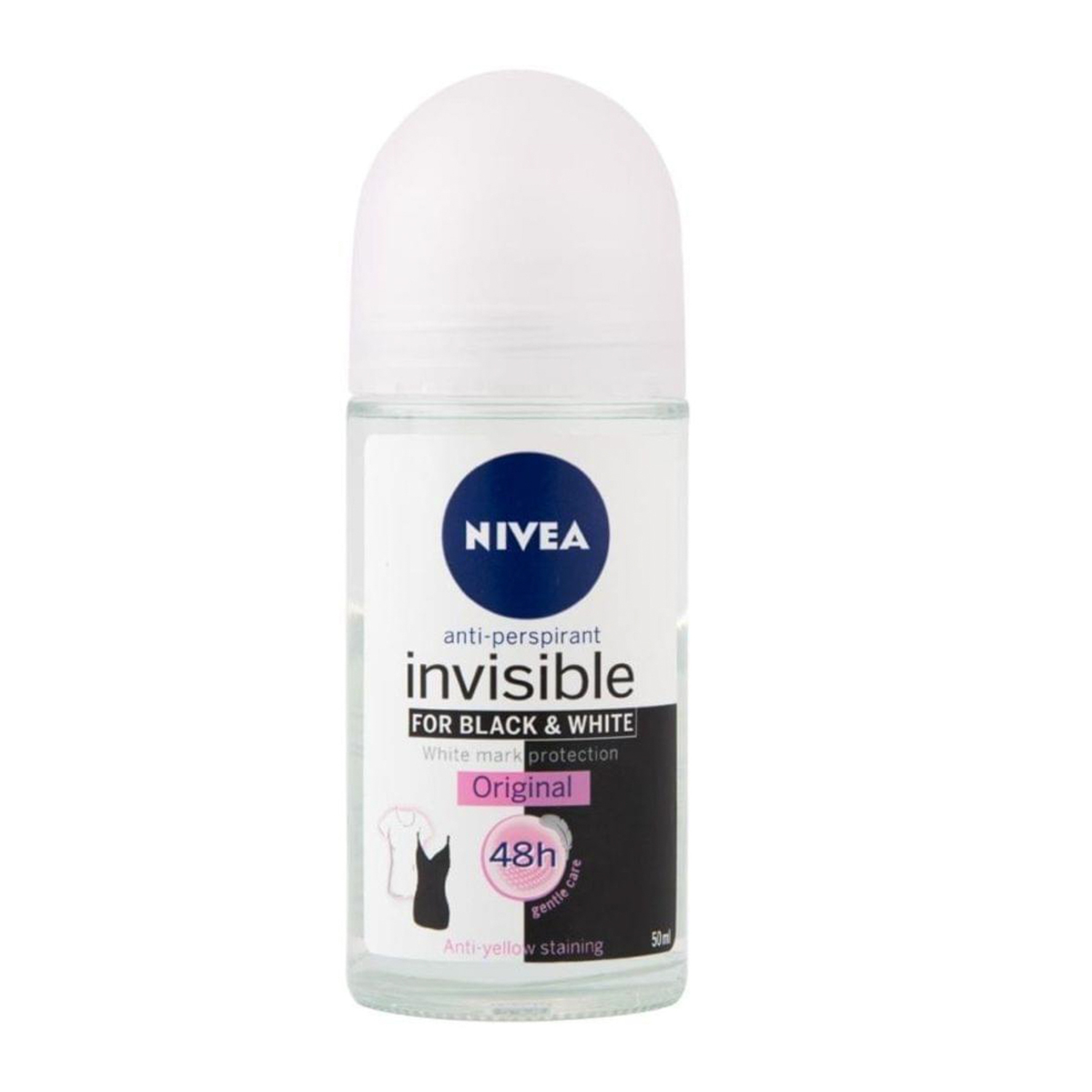 Nivea Invisible Black & White Deodorant - 50Ml