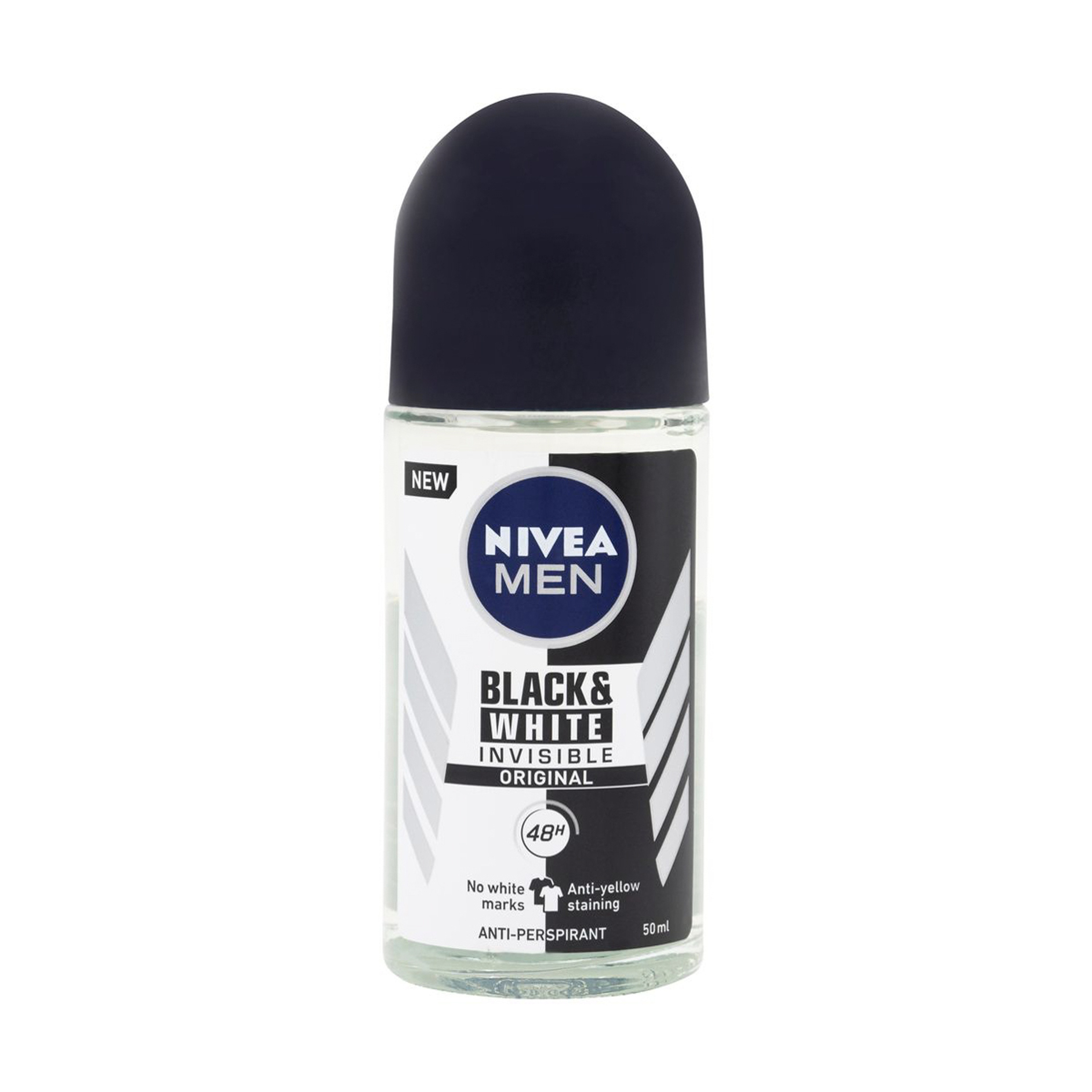 Nivea Men Invisible Black & White Original Roll-On Deodorant - 50Ml