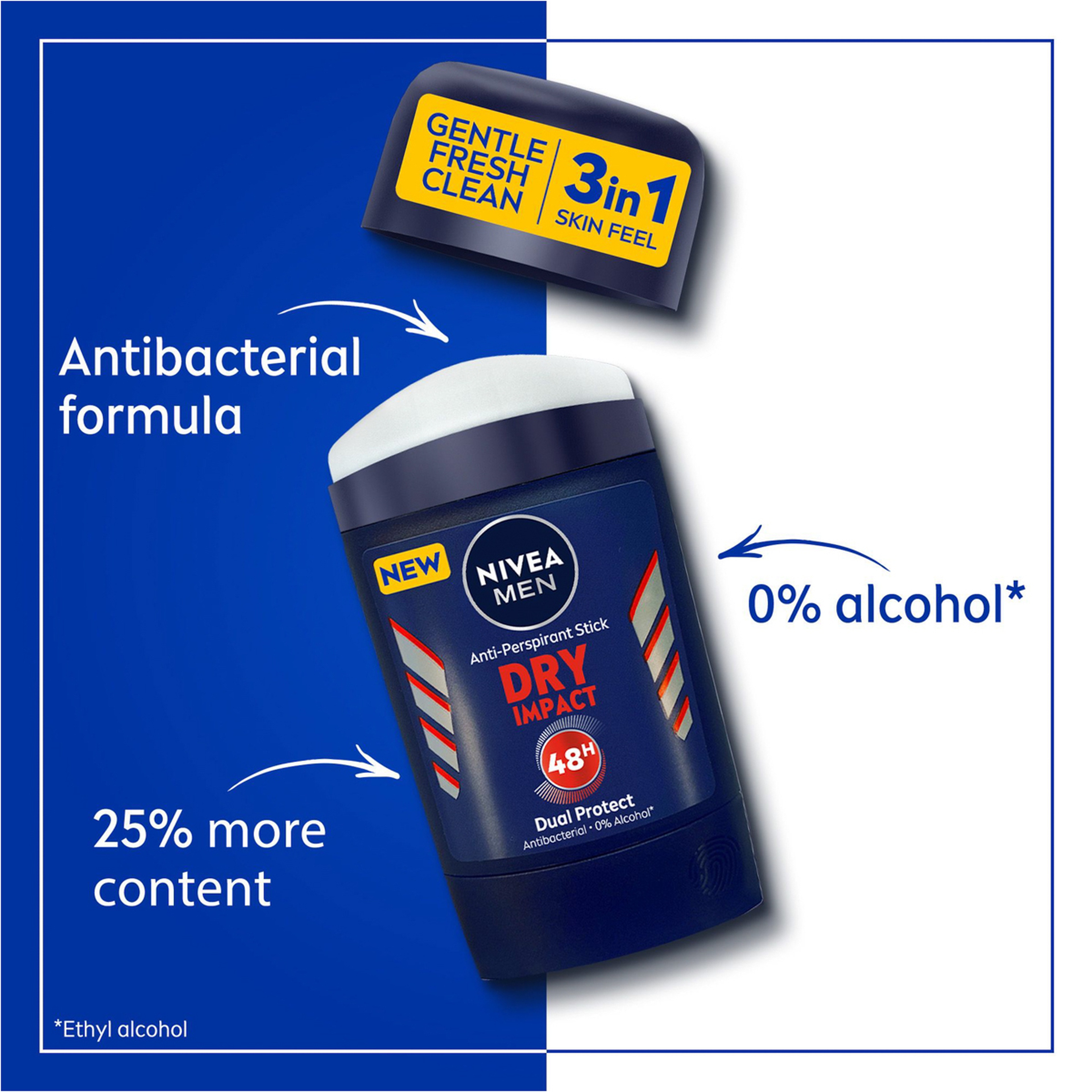 نيفيا مزيل عرق للرجال دراي امباكت 50 مل