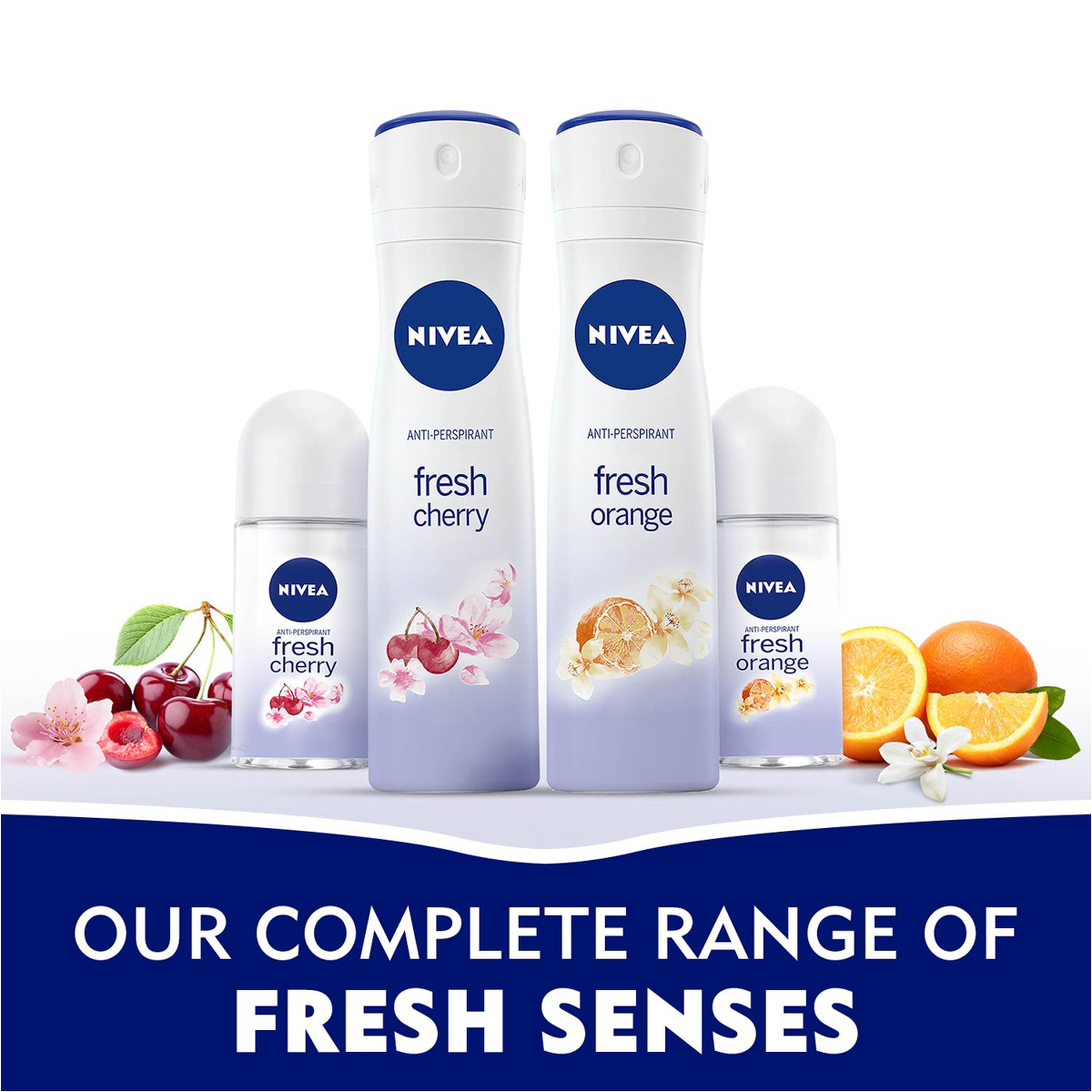 نيفيا مزيل عرق نسائي فرش تشيري 50 مل