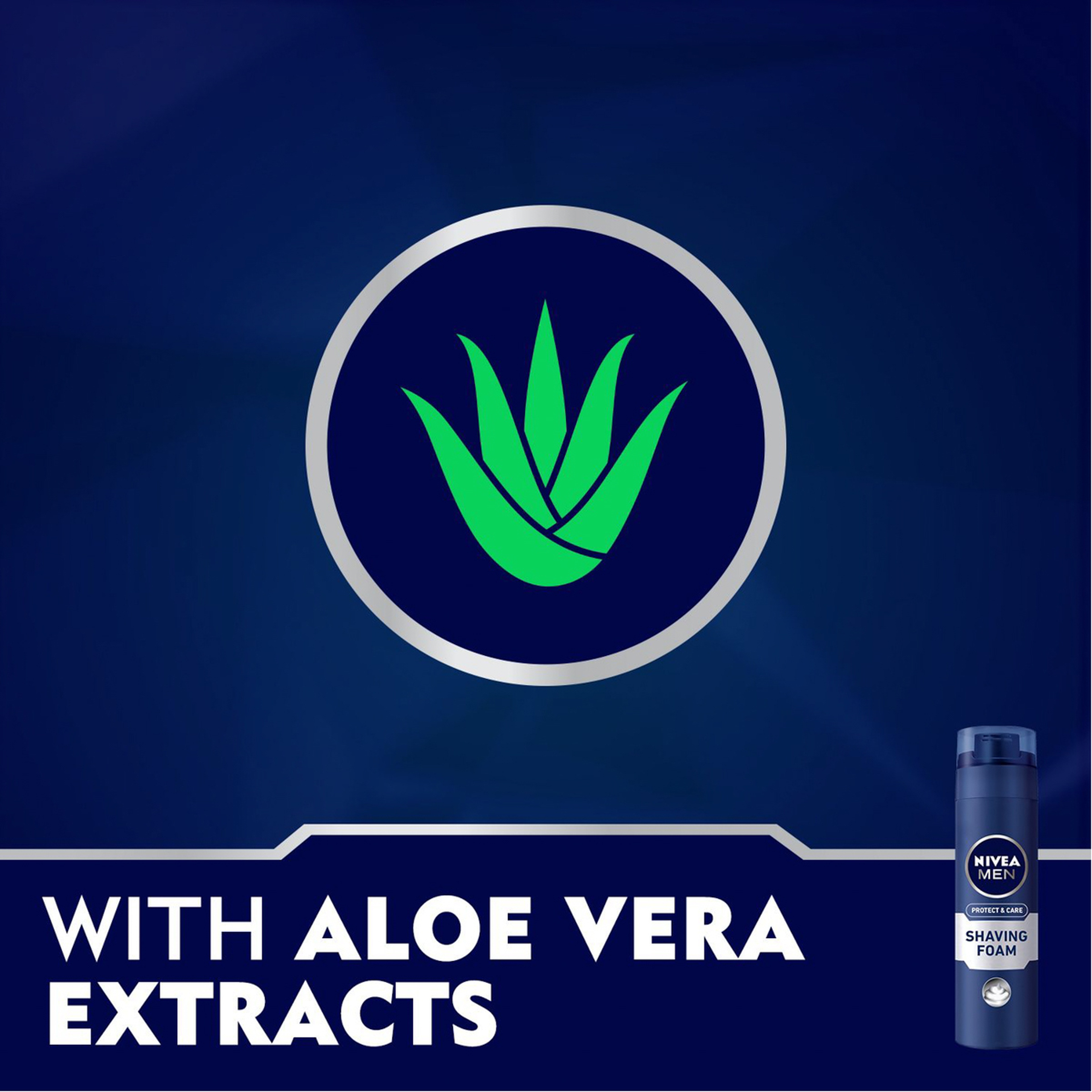 نيفيا رغوة حلاقة مرطب 200مل