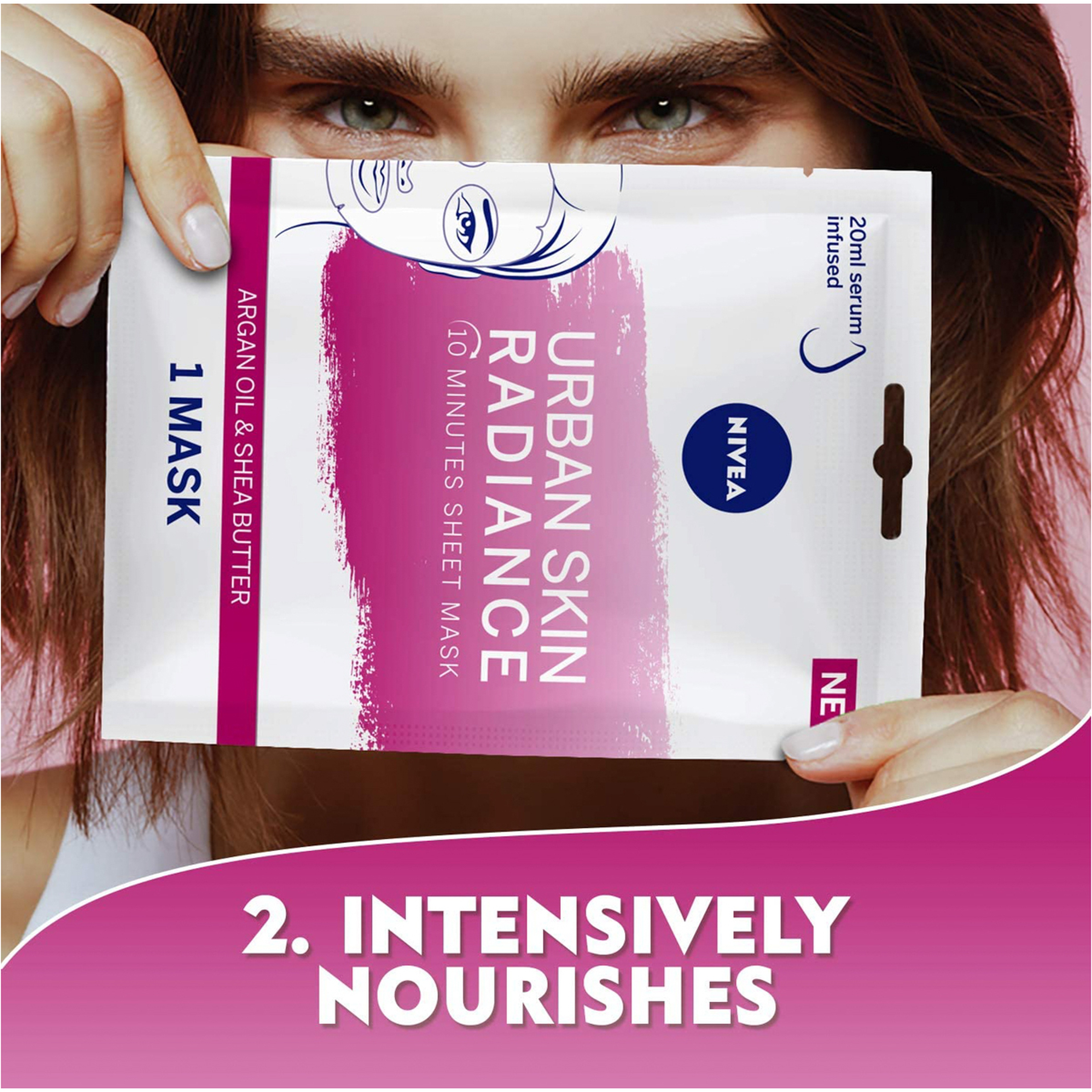 Nivea Urban Face Mas Argan Oil & Shea 1 Pc