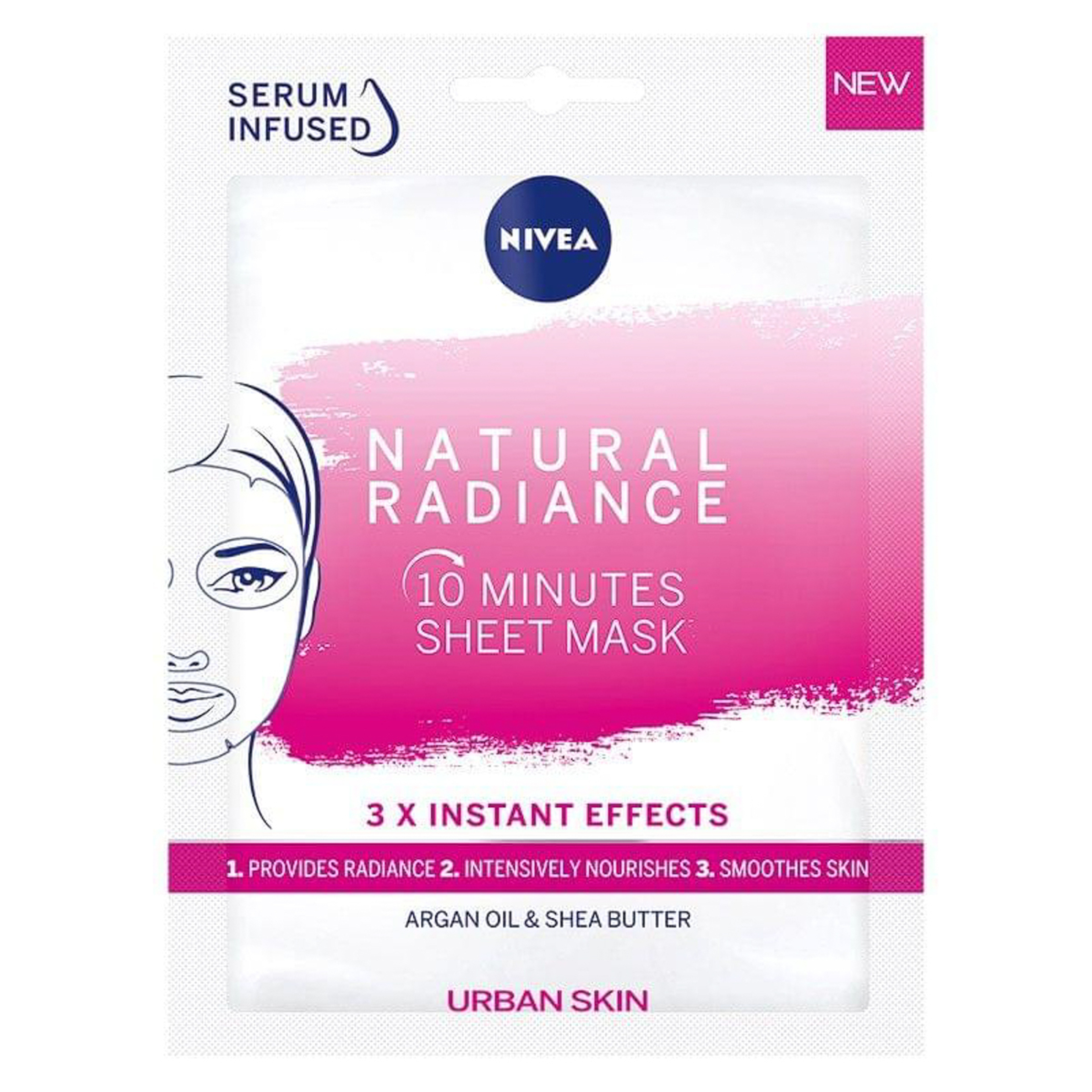 Nivea Urban Face Mas Argan Oil & Shea 1 Pc