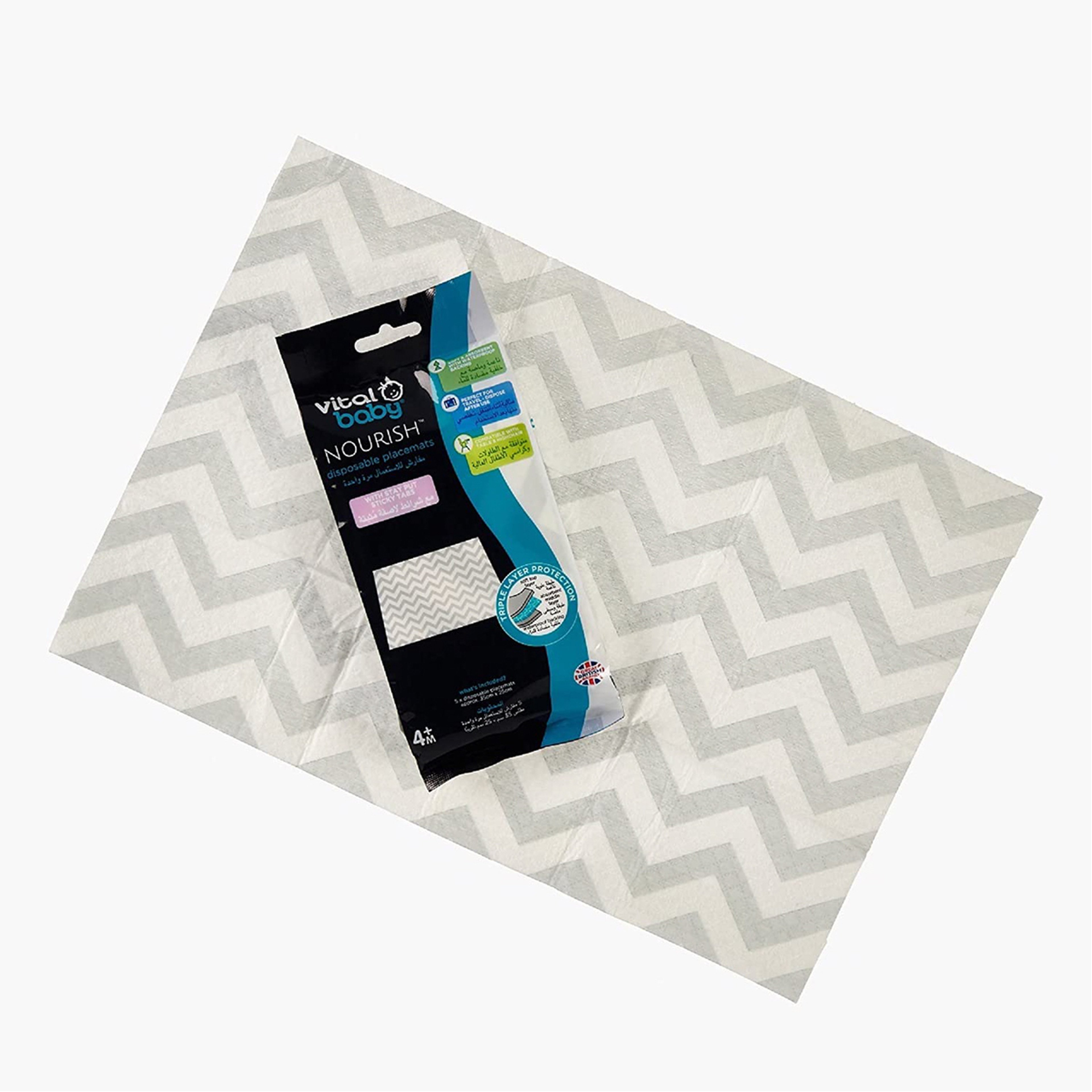 Nourish Disp Placemats 5Pk