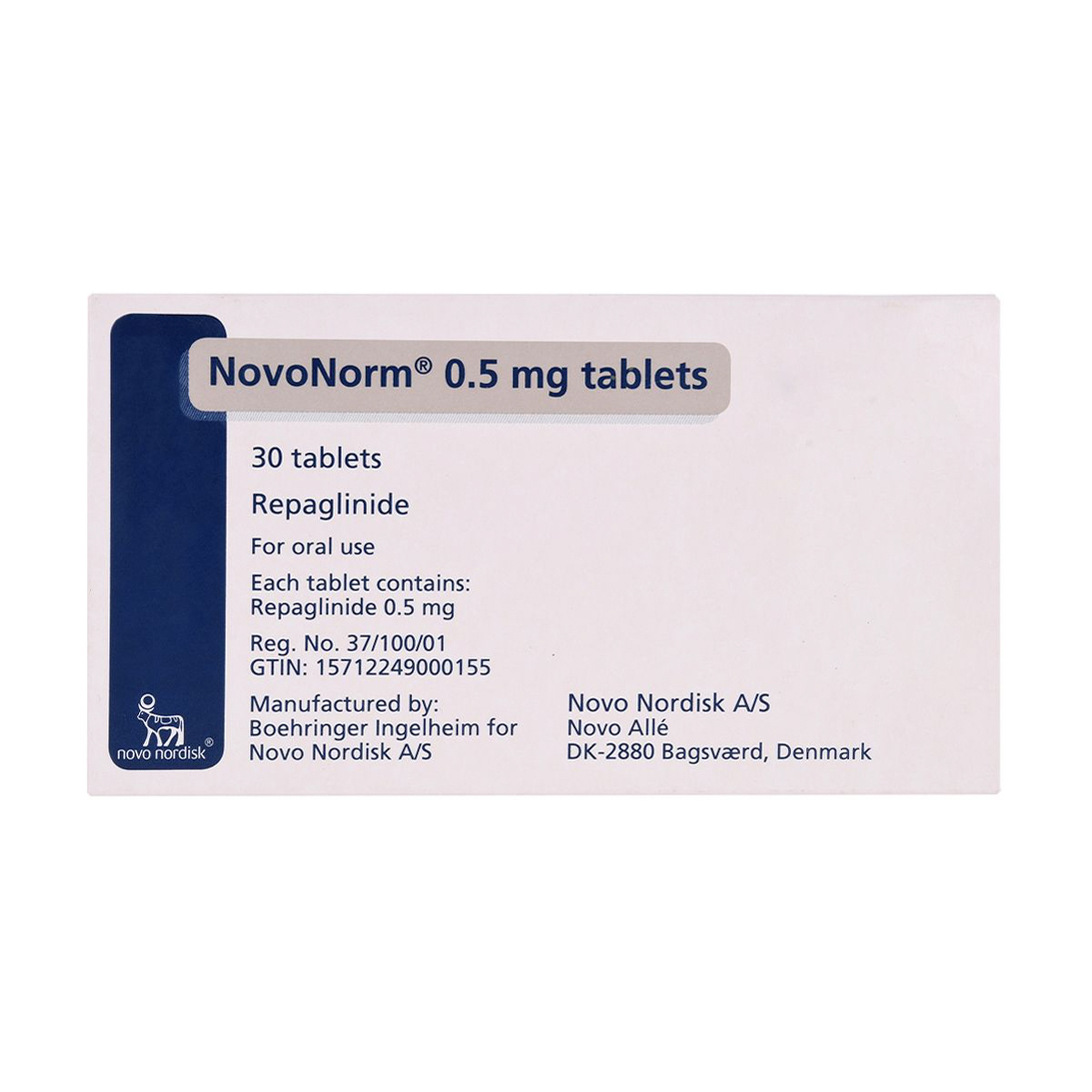Novonorm 0.5 Mg Tablet 30Pcs