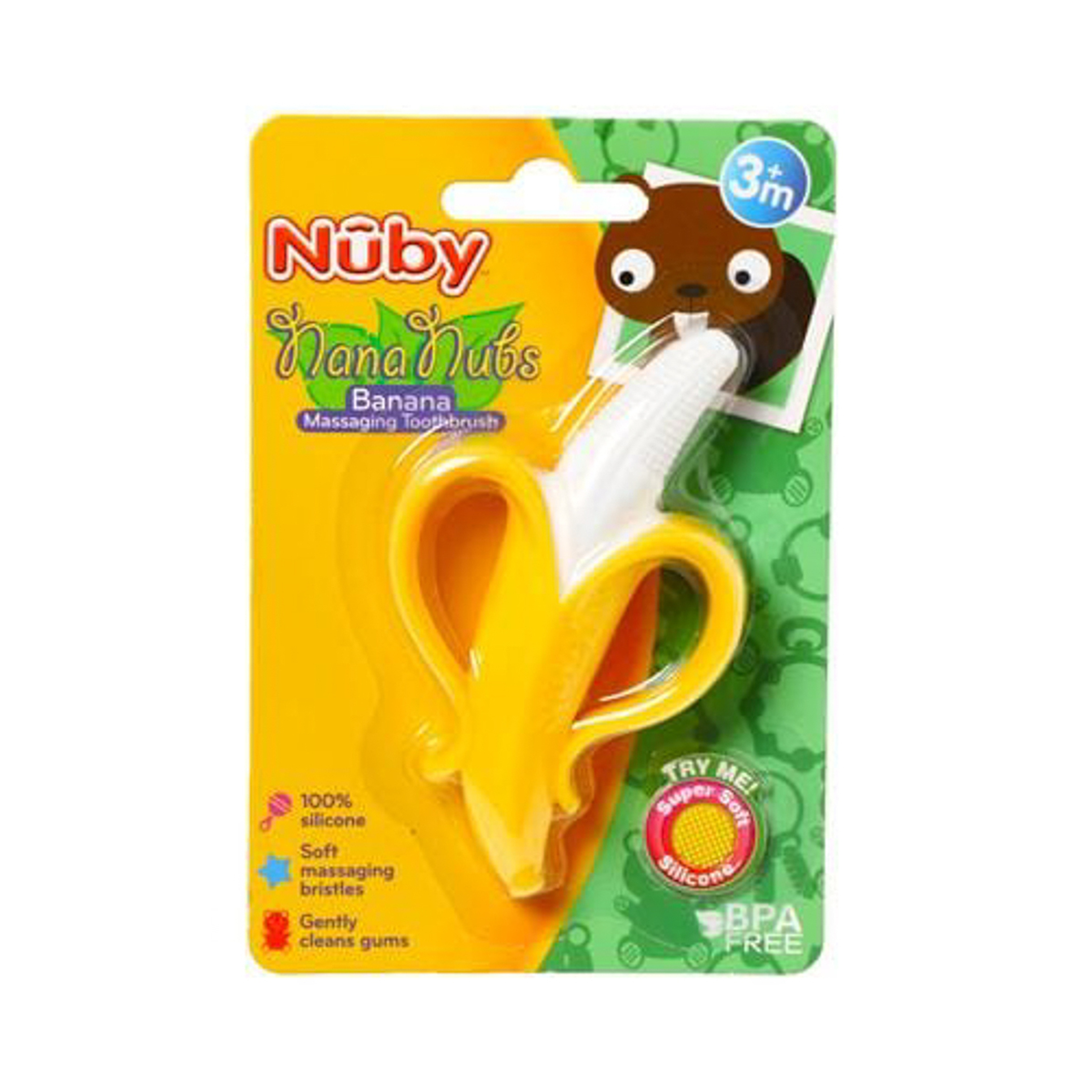 Nuby Nana Nubs Banana Massaging Toothbrush