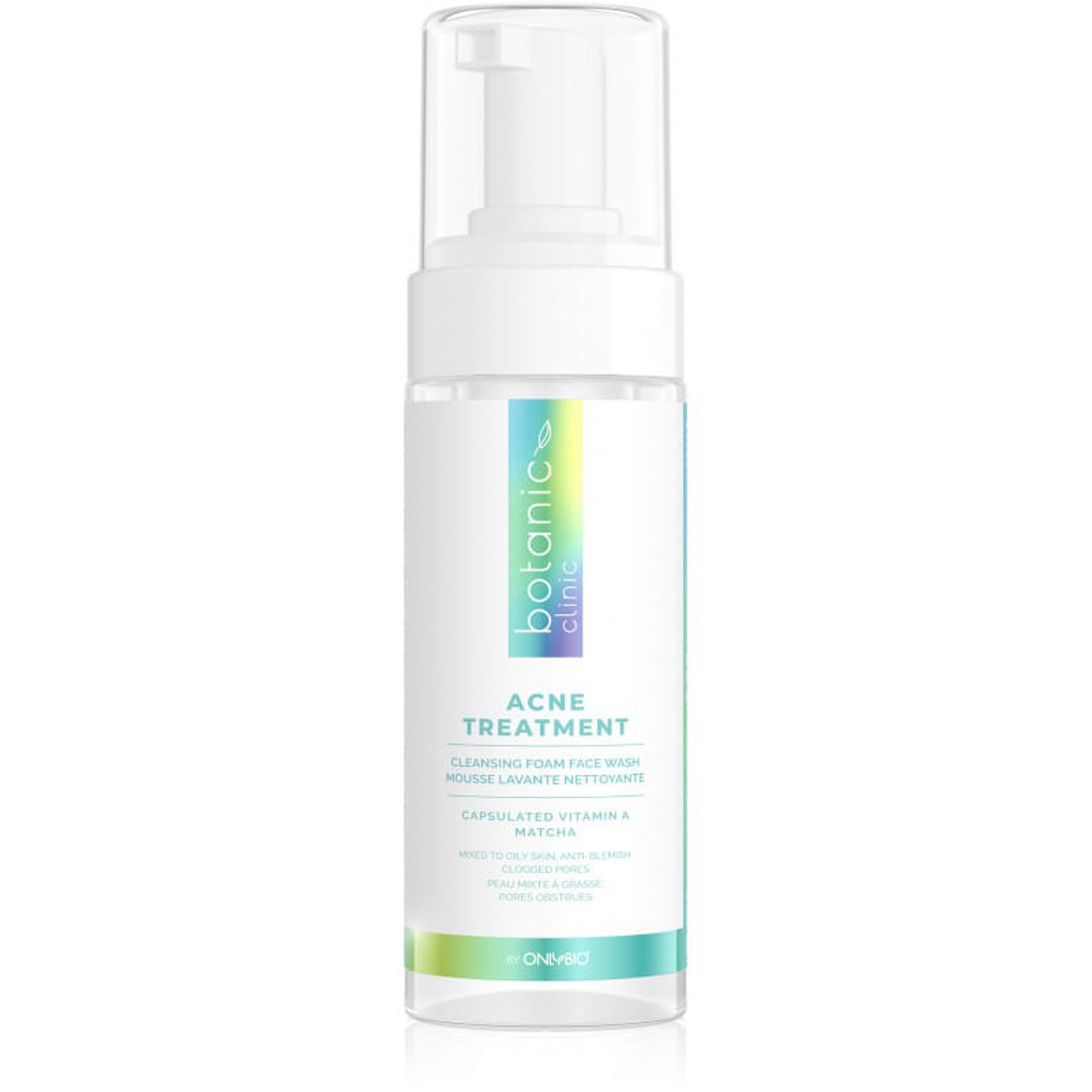 Only-Bio Botanic Clinic Acne Treatment Cleansing Foam Face Wash 150 Ml