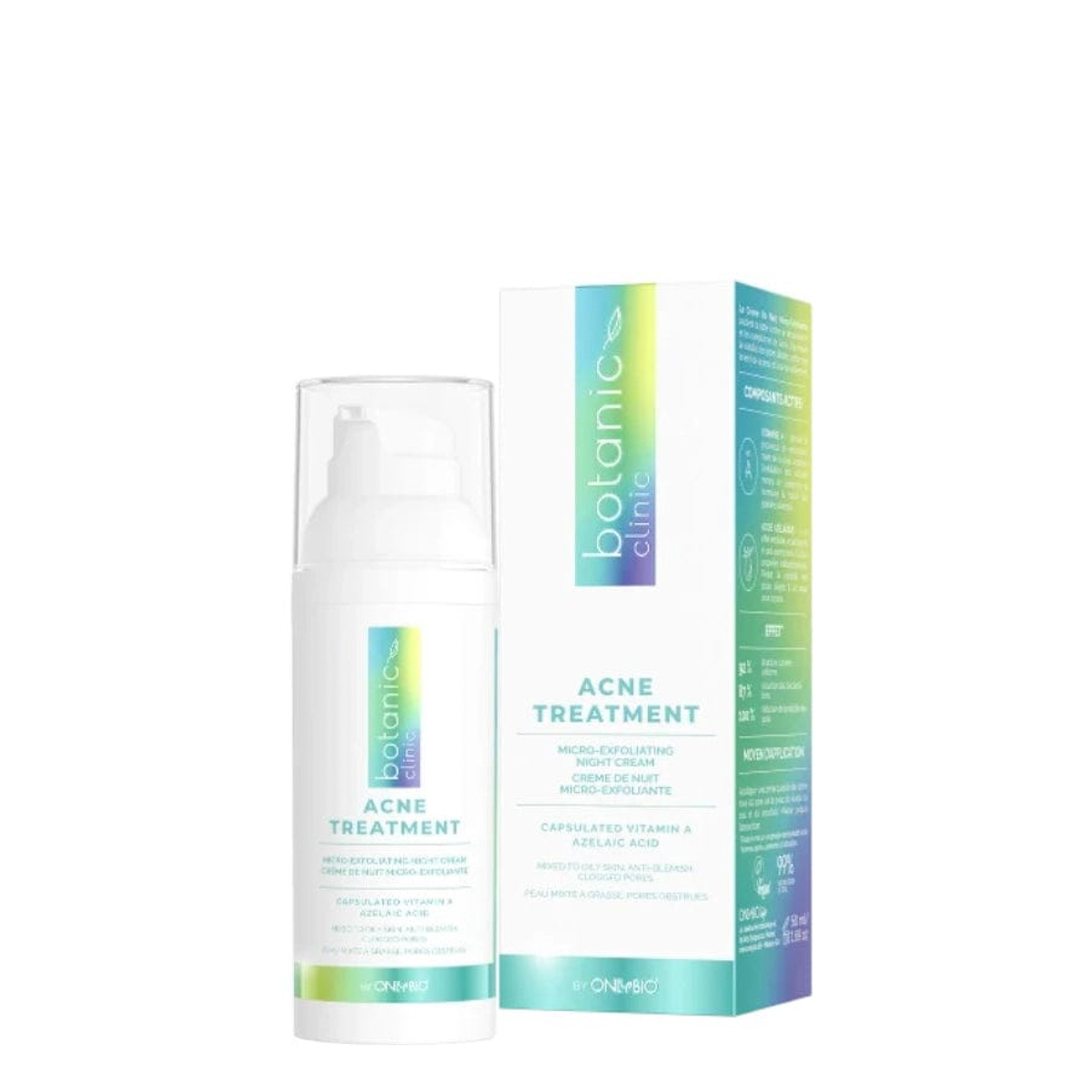 Only-Bio Botanic Clinic Acne Treatment Micro-Exfoliating Night Cream 50 Ml