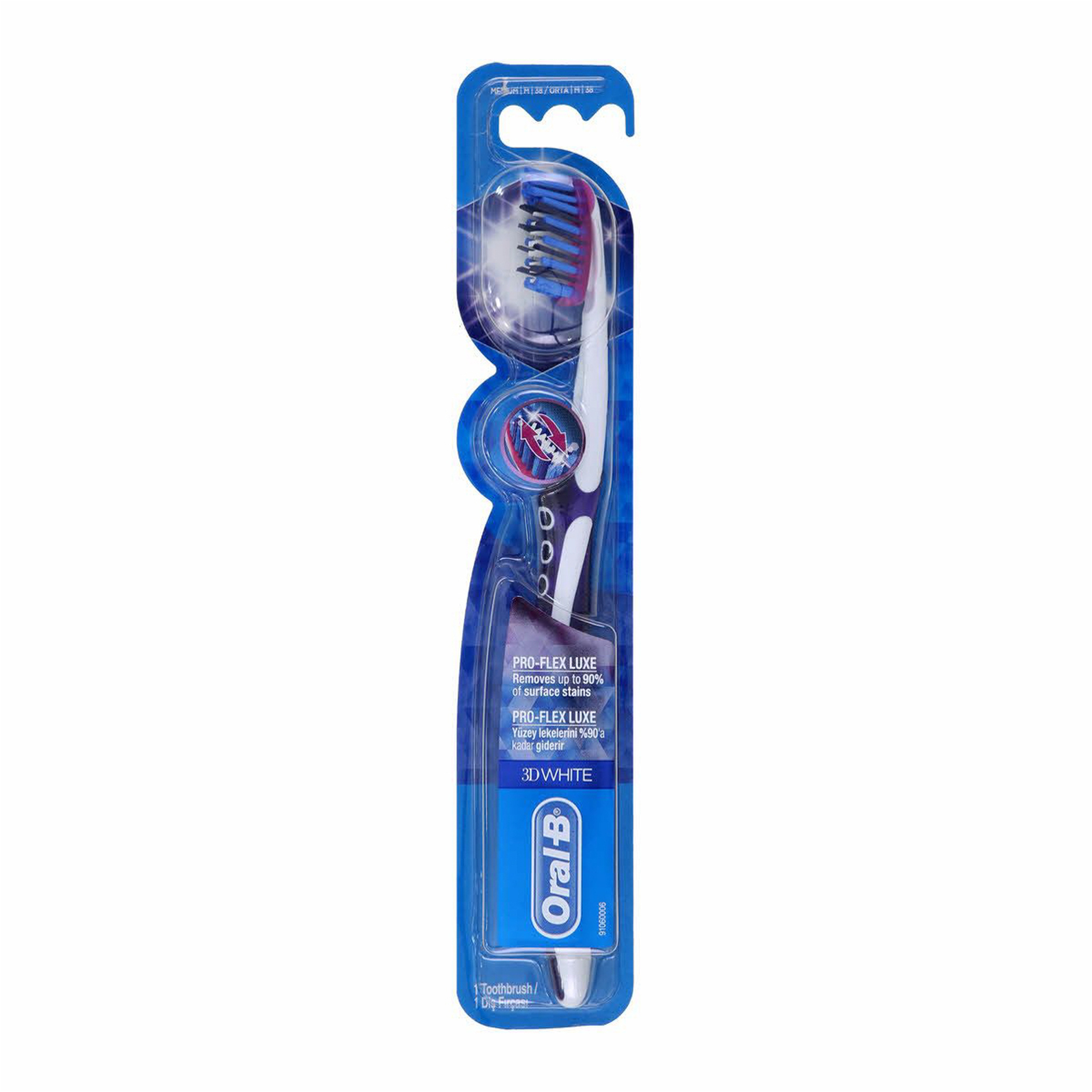 Oral B 3D White Luxe Medium Toothbrush 1 Pcs