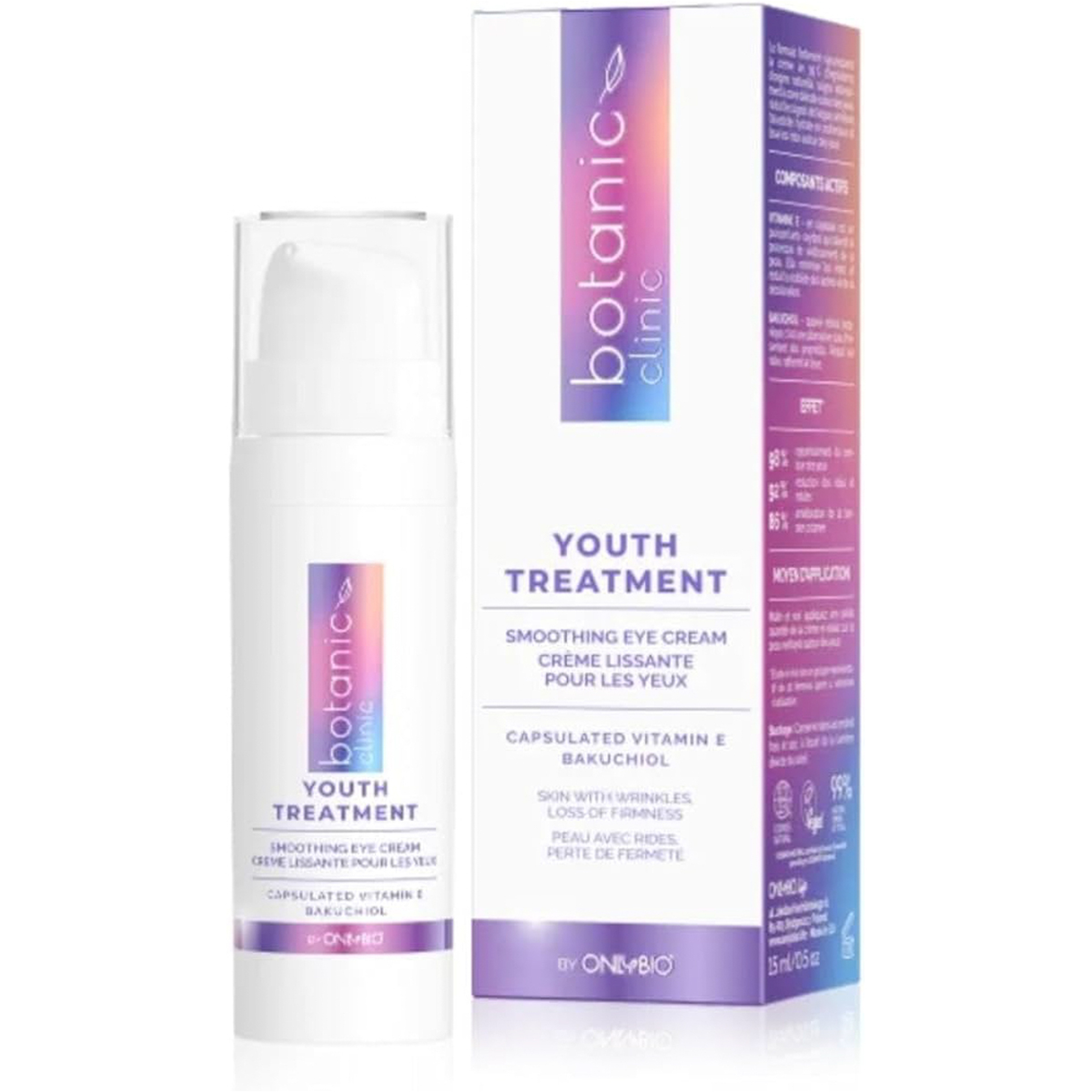 Onlybio Botanic Clinic Youth Treatment Smoothing Mature Skin Eye Cream 15 Ml