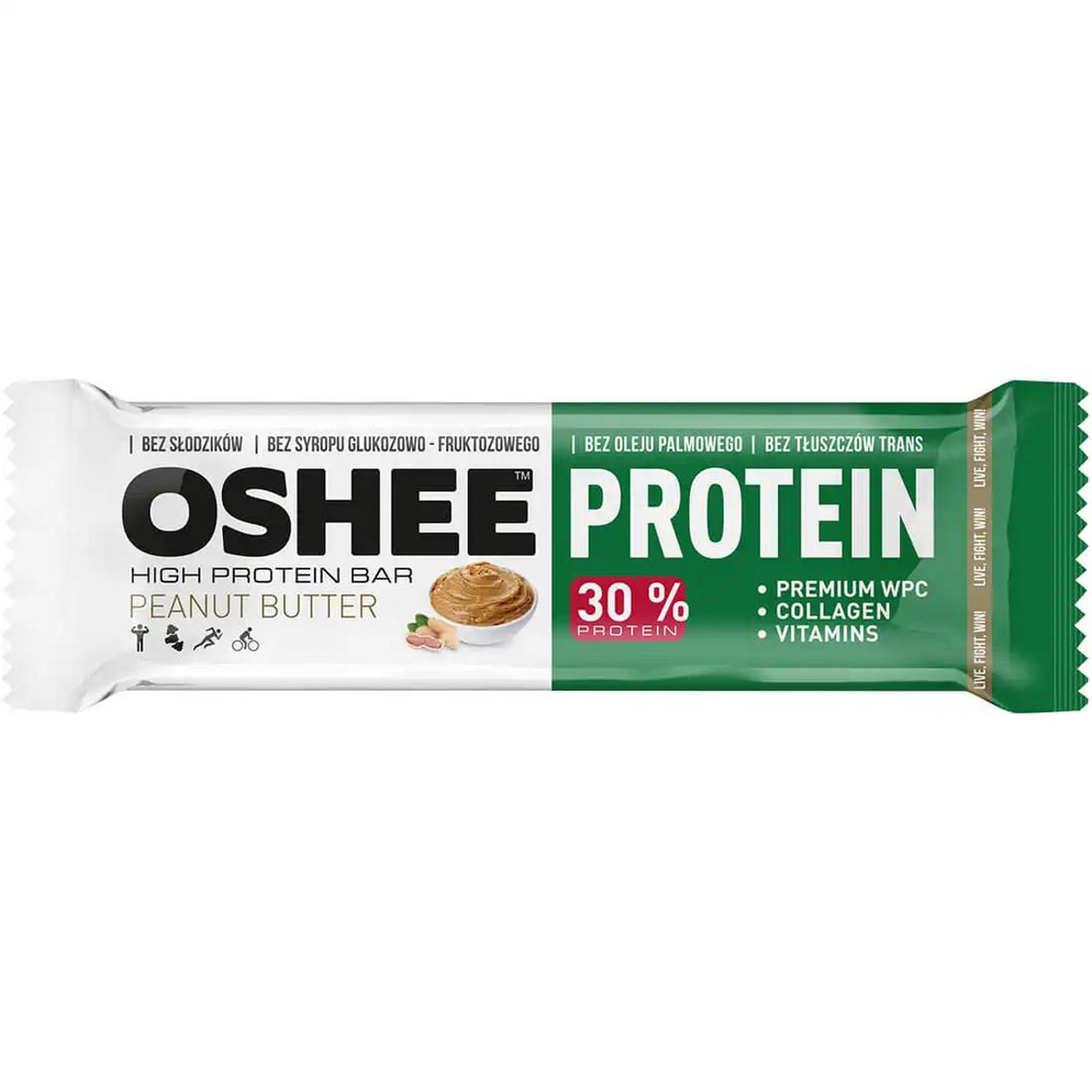 Oshee Protein Bar Peanut Butter 45G