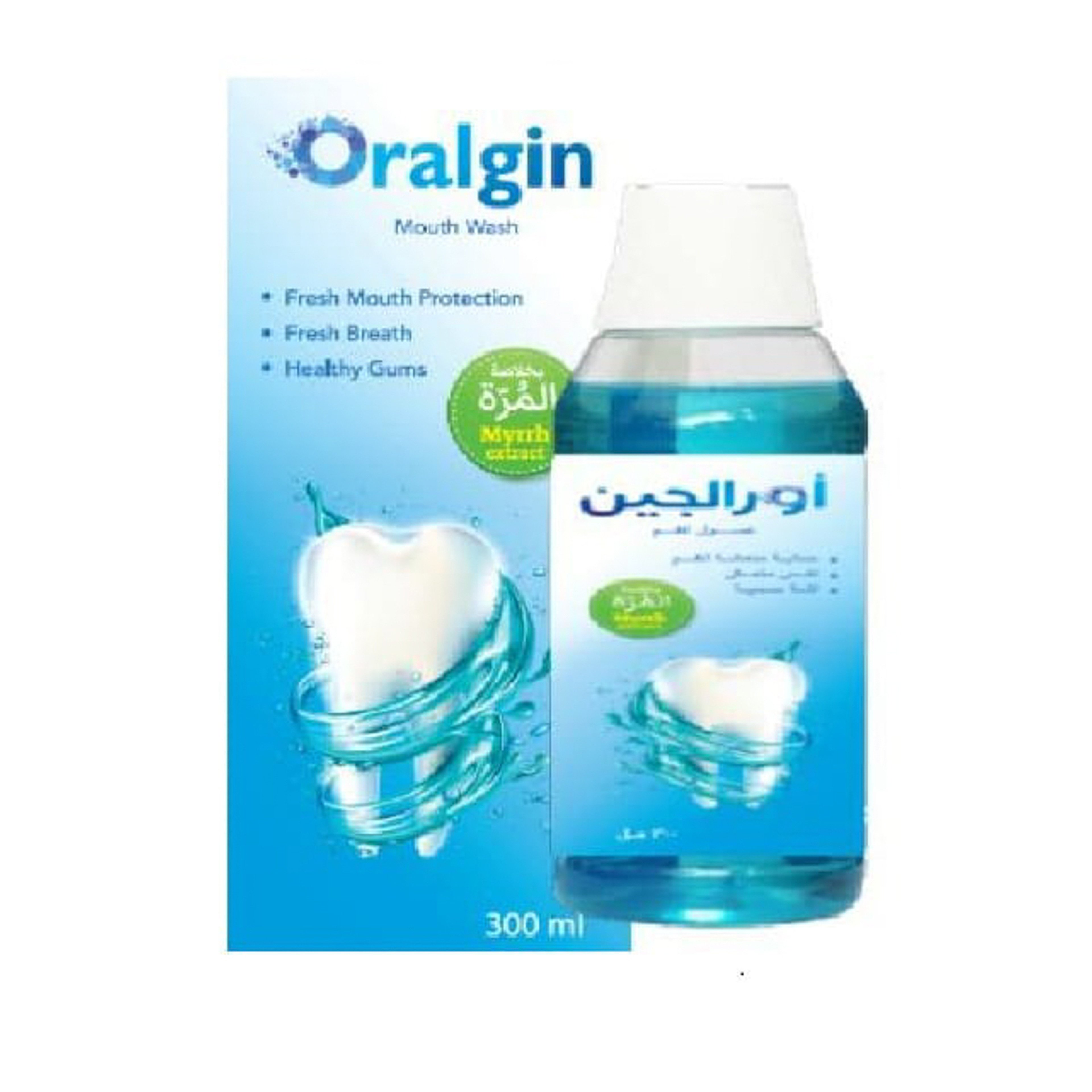 Oralgin Dry Mouth Wash With Myrrh Extract 300 Ml