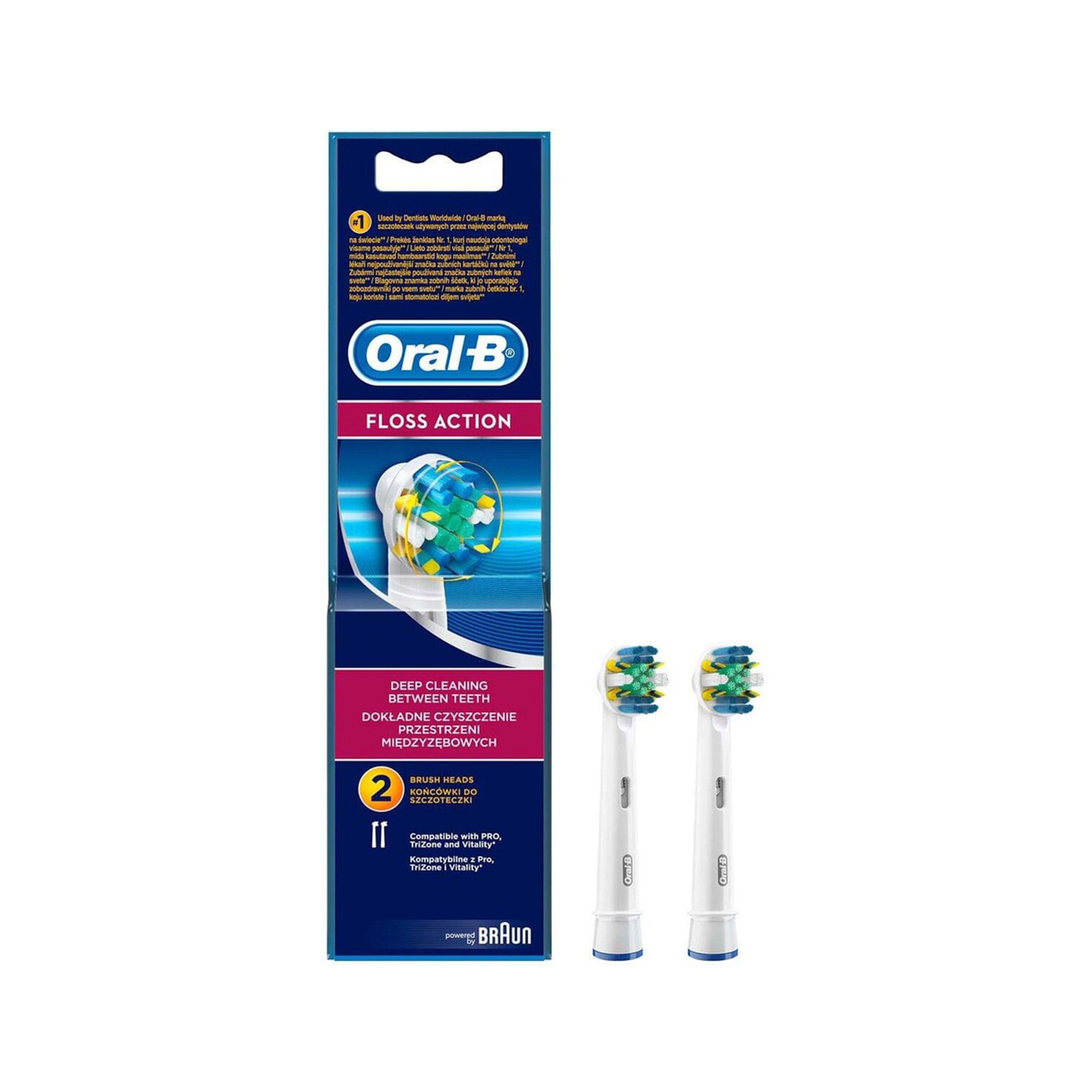 Oral-B Electric Toothbrush Replacement Heads - 2 Pieces