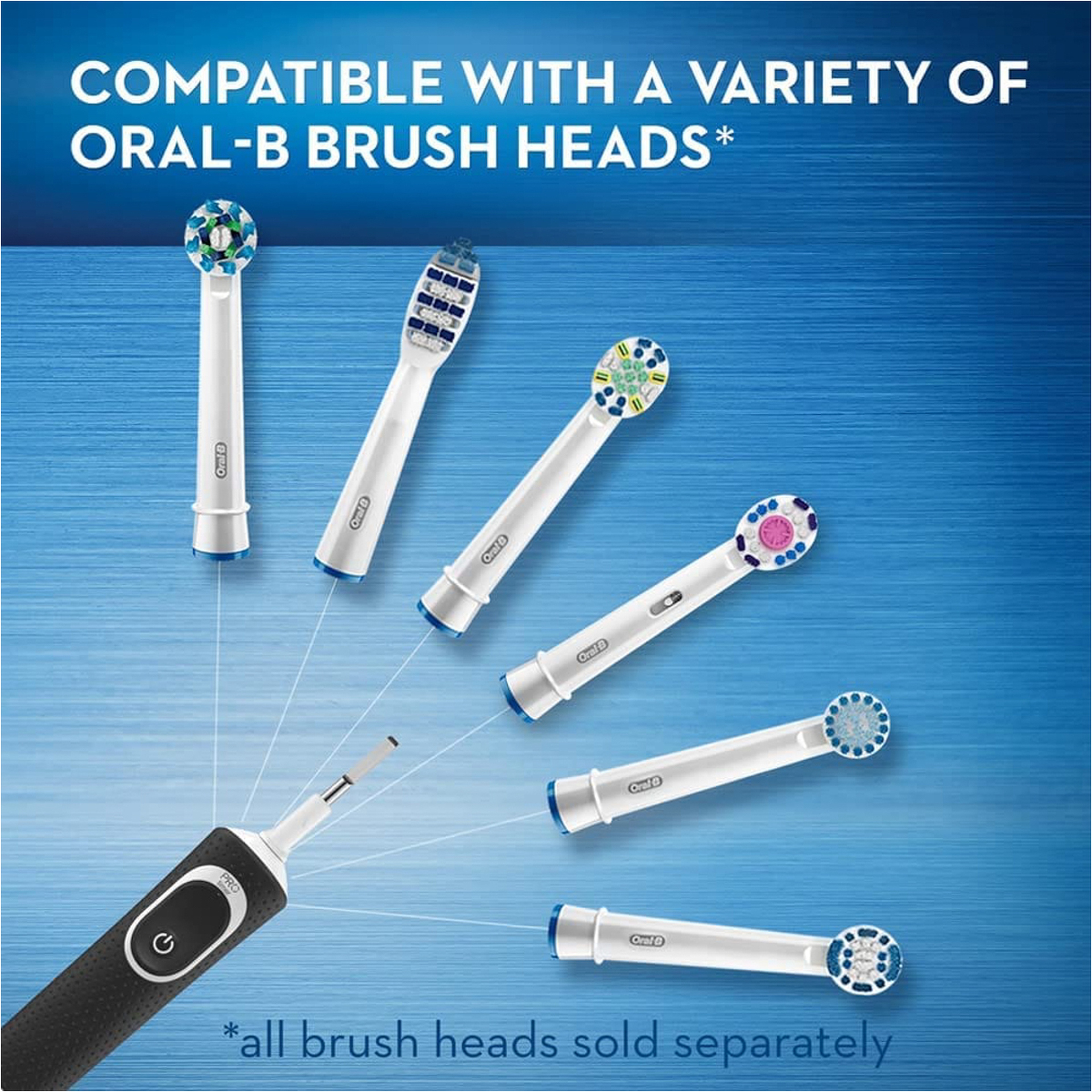 Oral-B Rechargeable Electric Toothbrush With Travel Case - Black