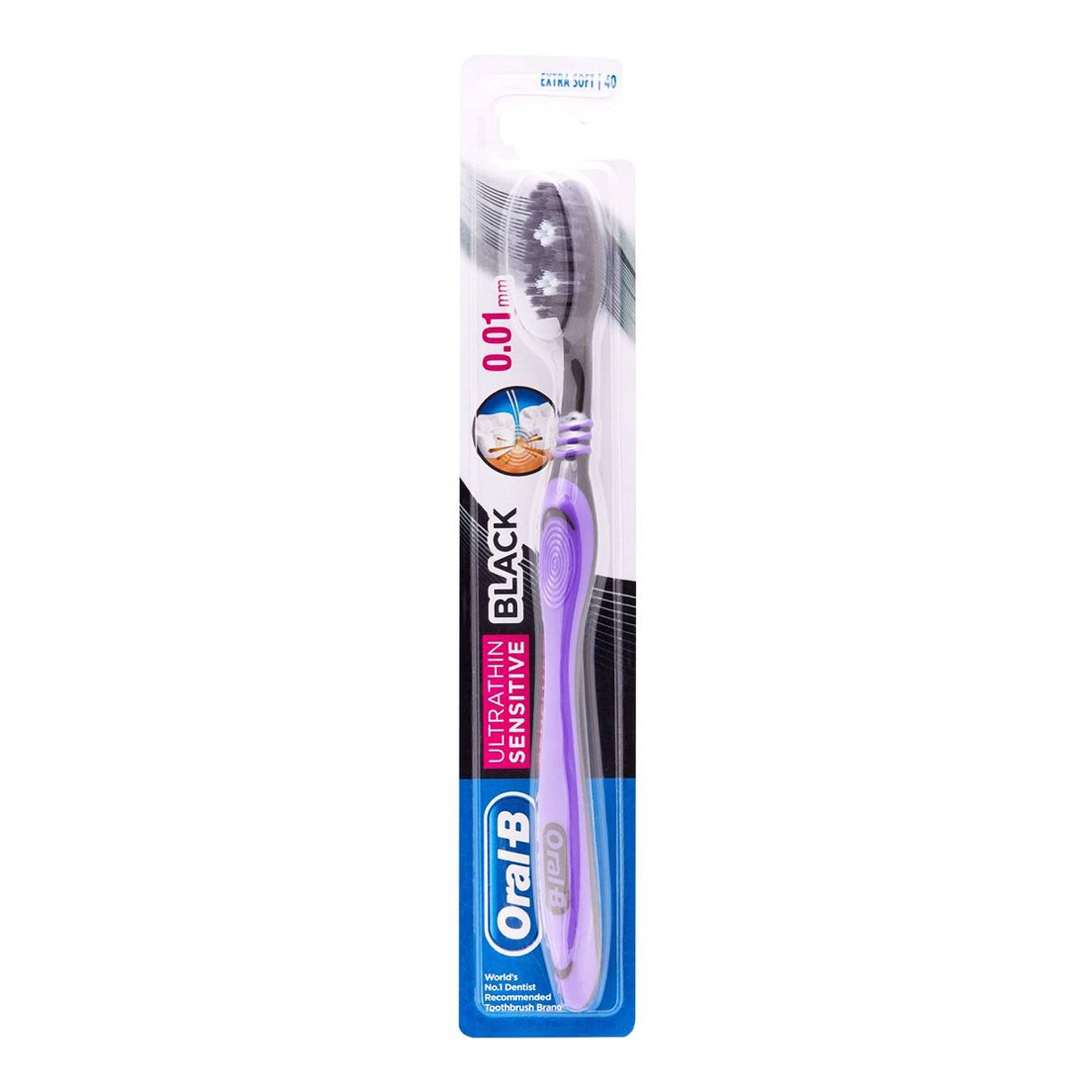 Oral-B Ultra-Thin Toothbrush For Sensitive Gums, Extra Soft