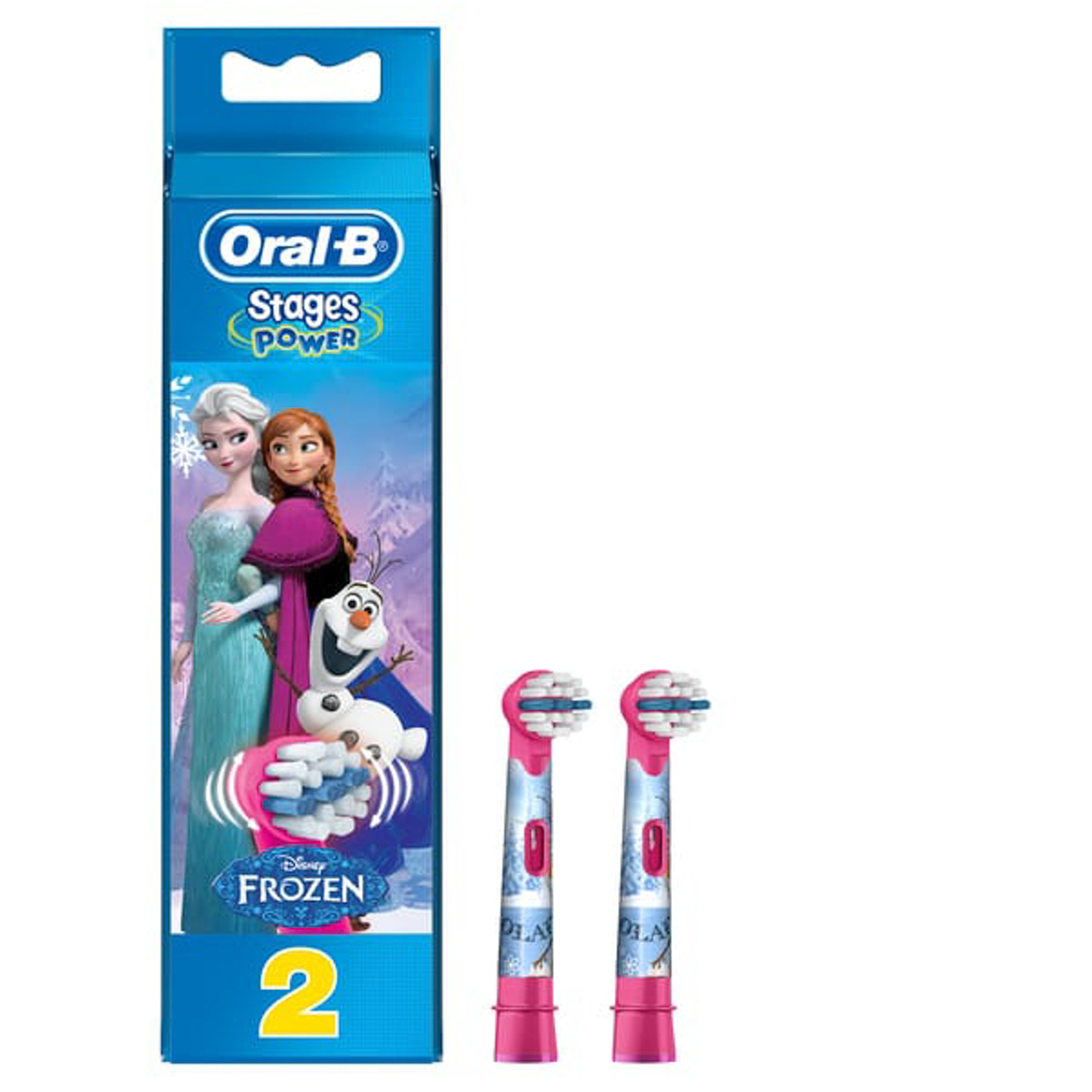 Oral-B Kids Electric Toothbrush Replacement Heads Frozen - 2 Pieces, Extra Soft