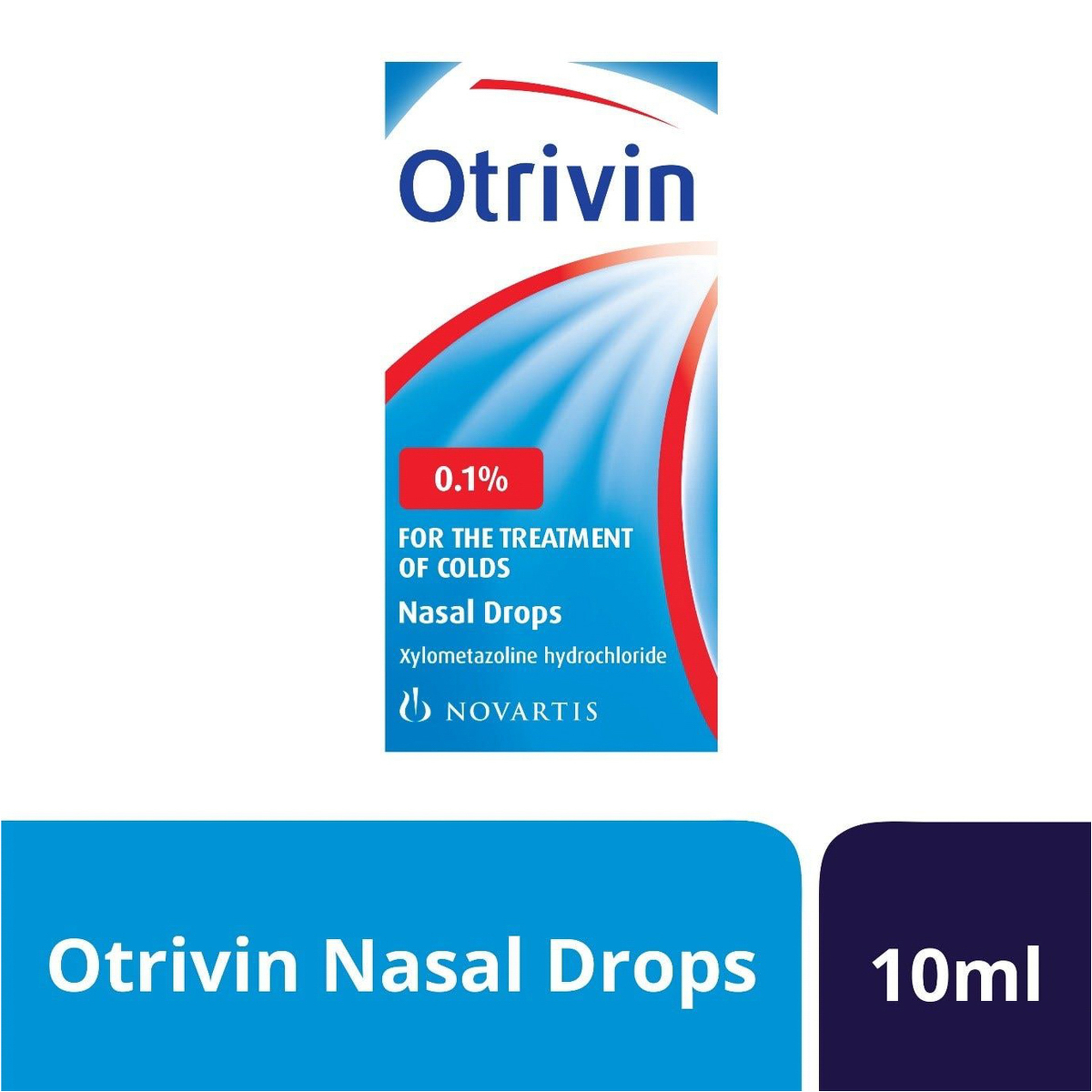 Otrivin 0.1% Adult Nasal Drop - 10 Ml