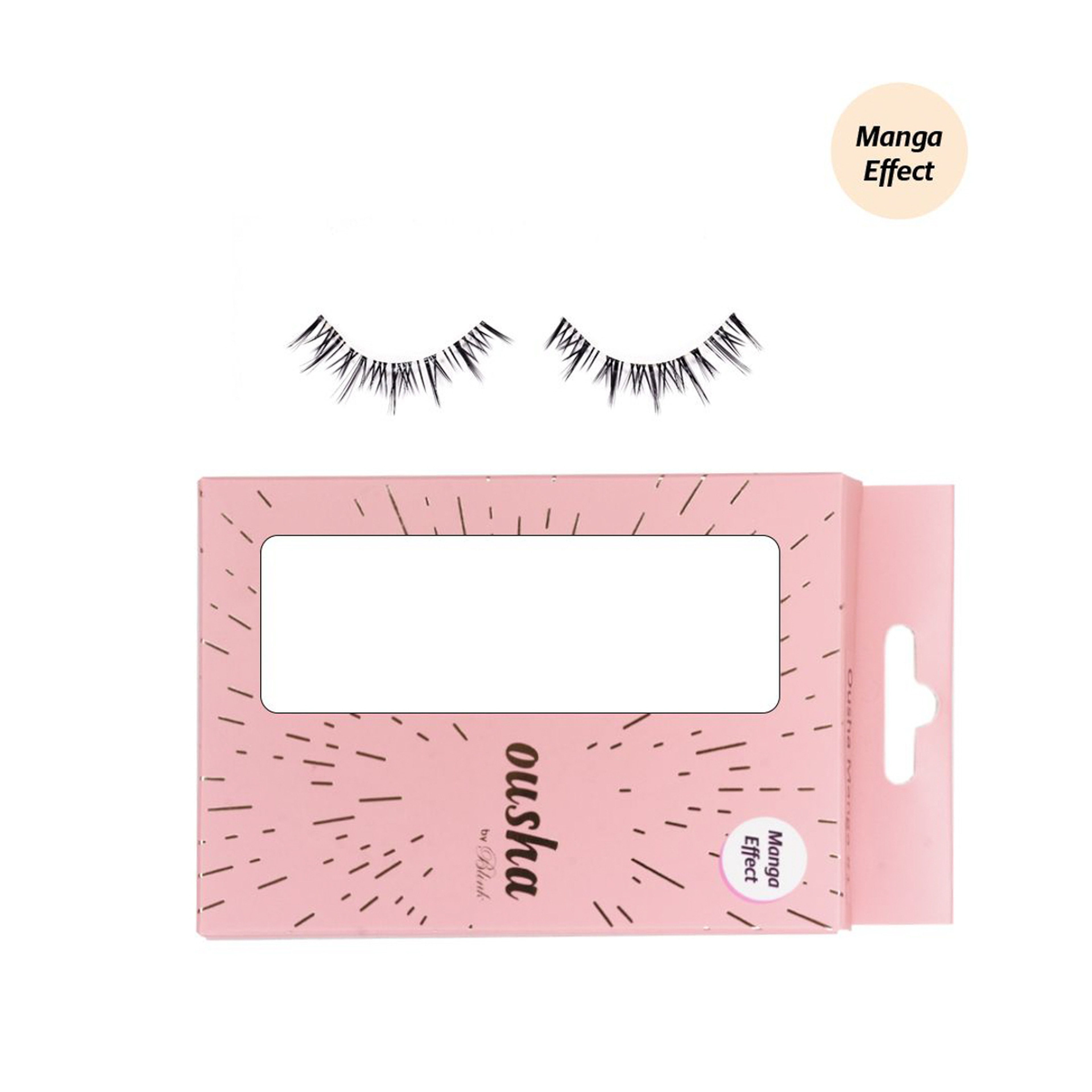 أوشا رموش صناعيه بشكل طبيعي