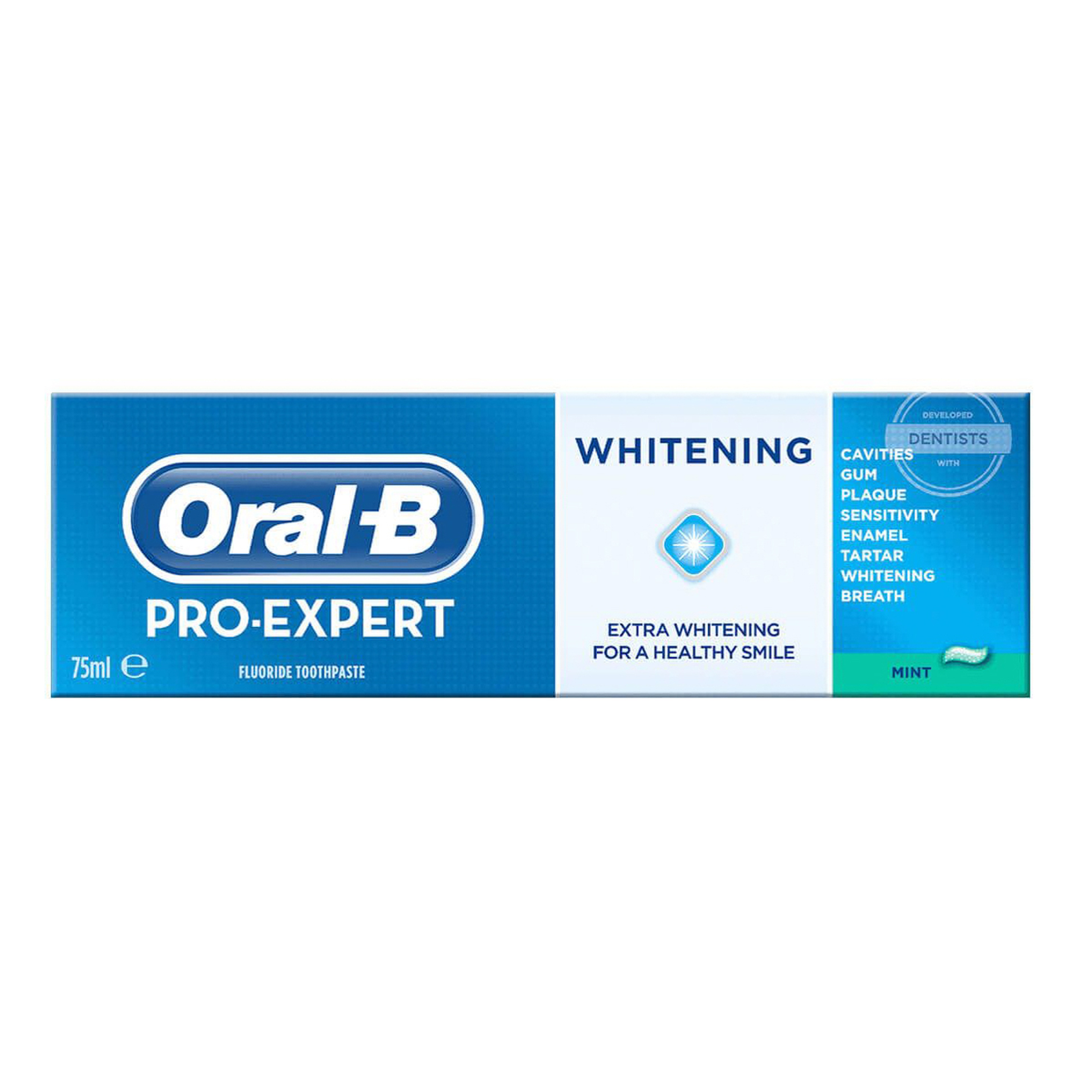 Oral-B Fluoride Toothpaste Healthy Whitening Mint 75Ml