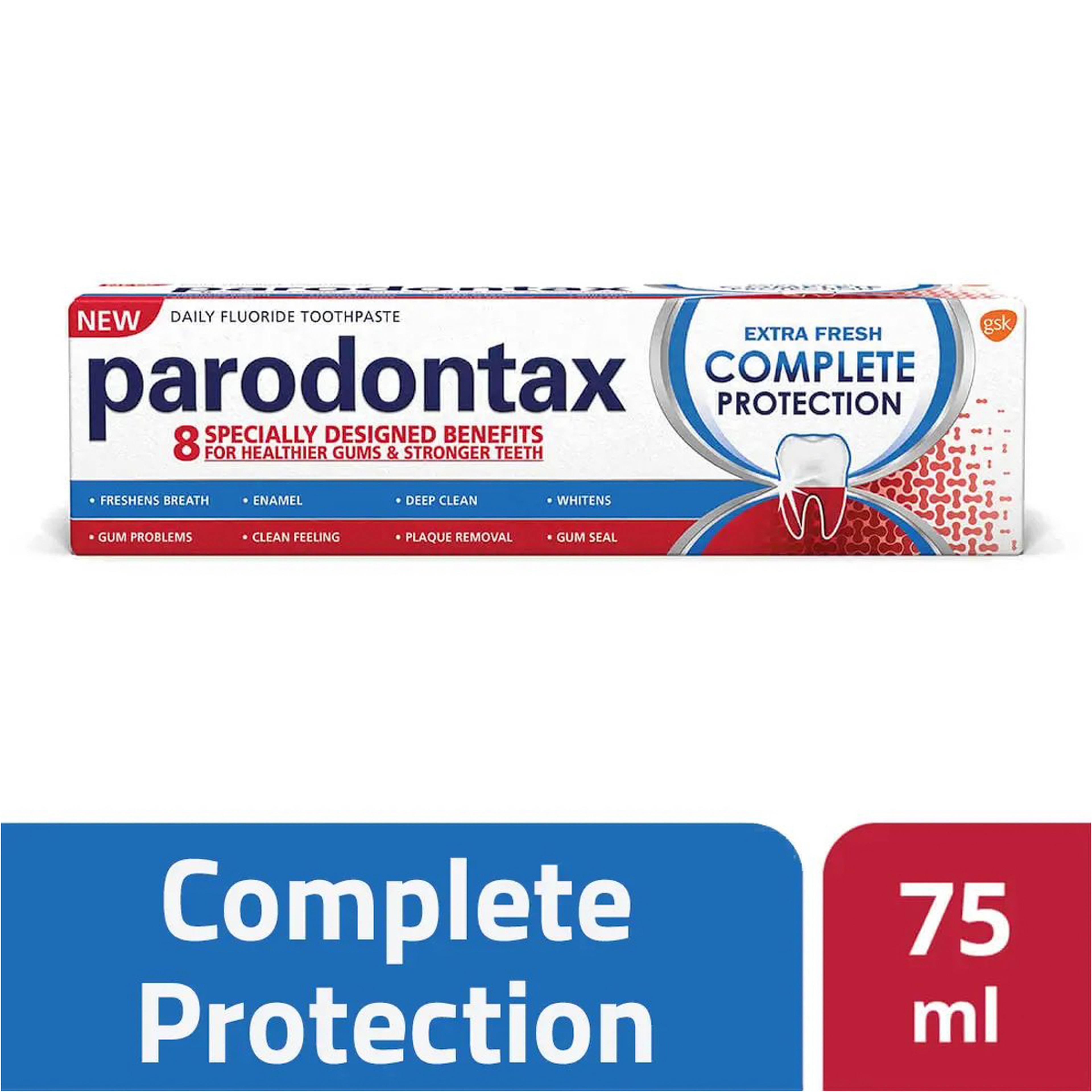 Parodontax Toothpaste For Complete Protection & Freshness, 75 Ml