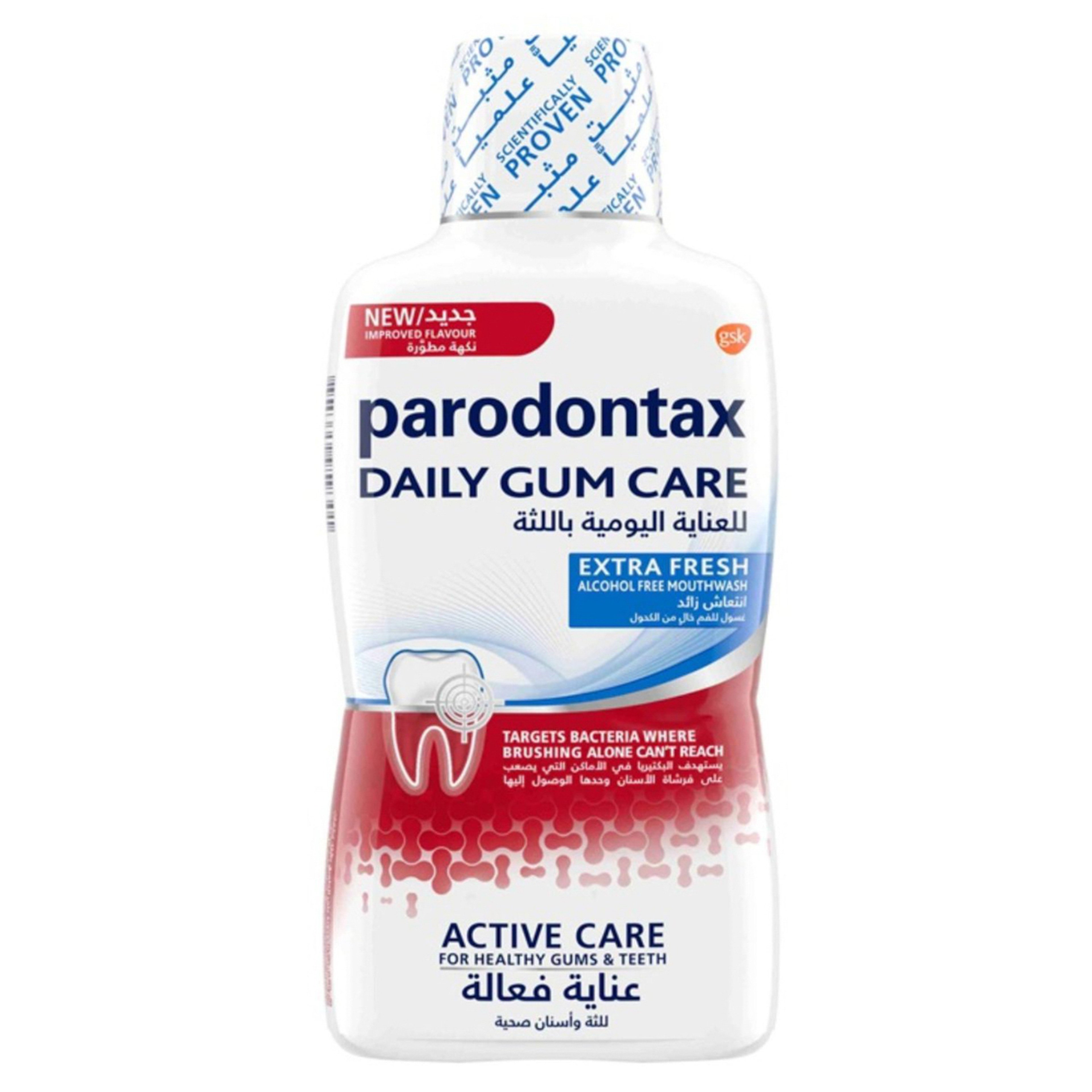 Parodontax Mouthwash Mint Fresh For Gum Care, 500 Ml