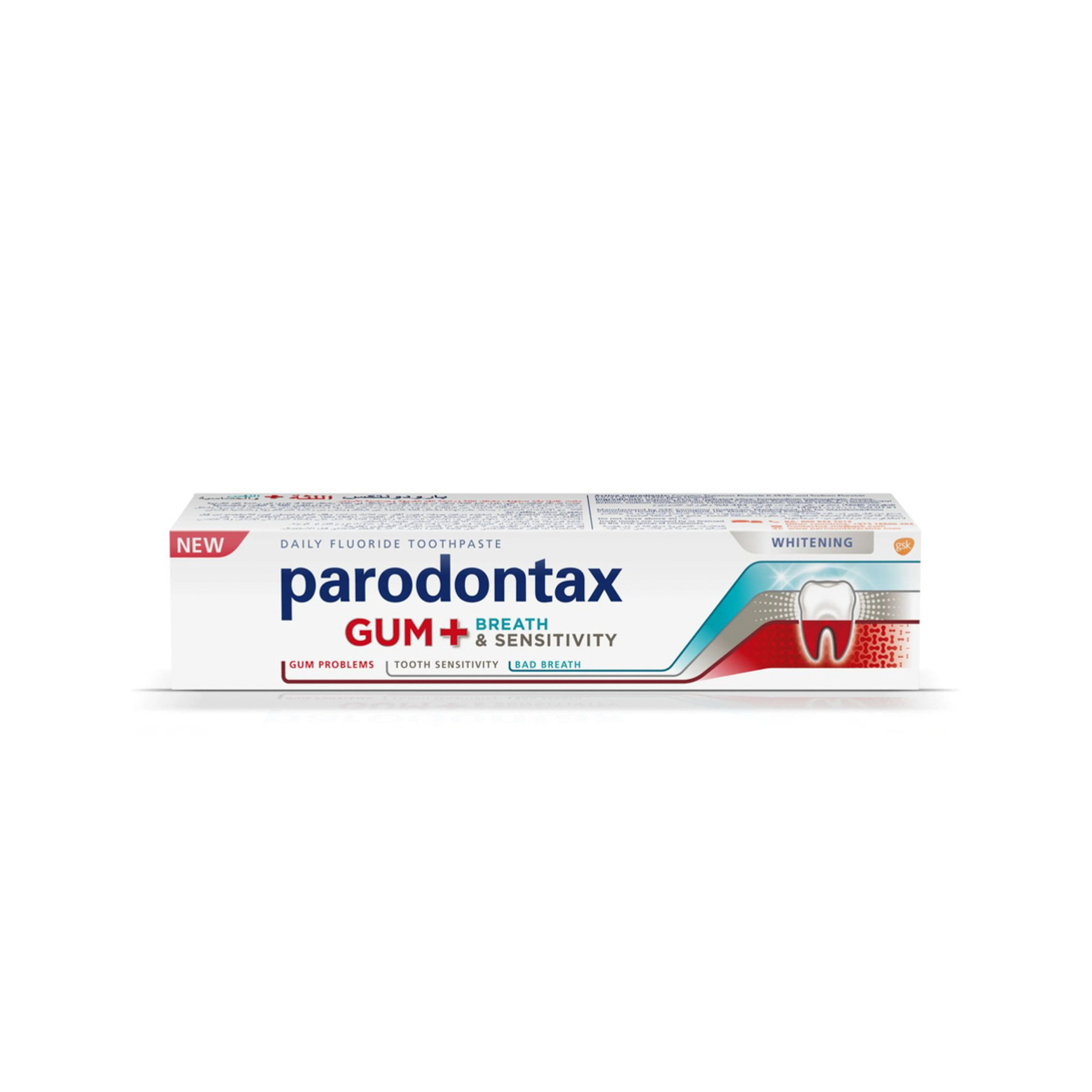 Parodontax Toothpaste For Gums, Breath, Sensitivity & Whitening, 75 Ml