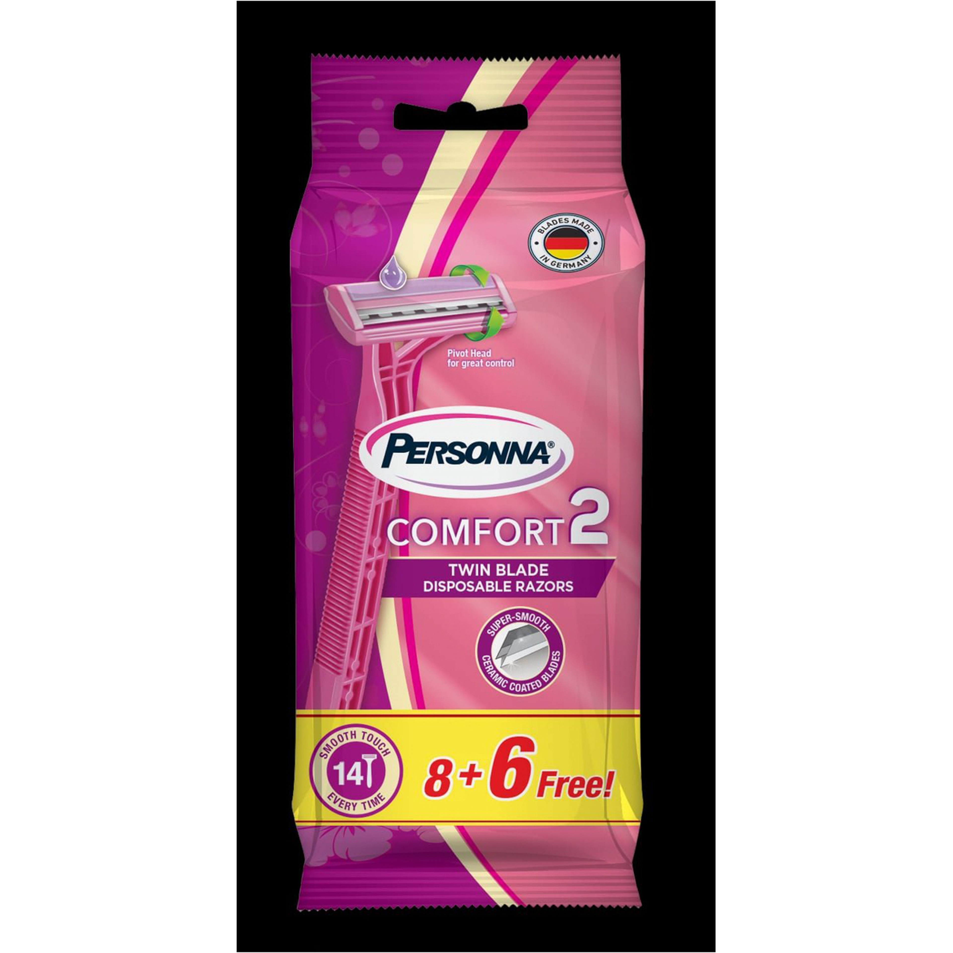 شفرات الحلاقة كمفورت تومن بيرسونا للنساء