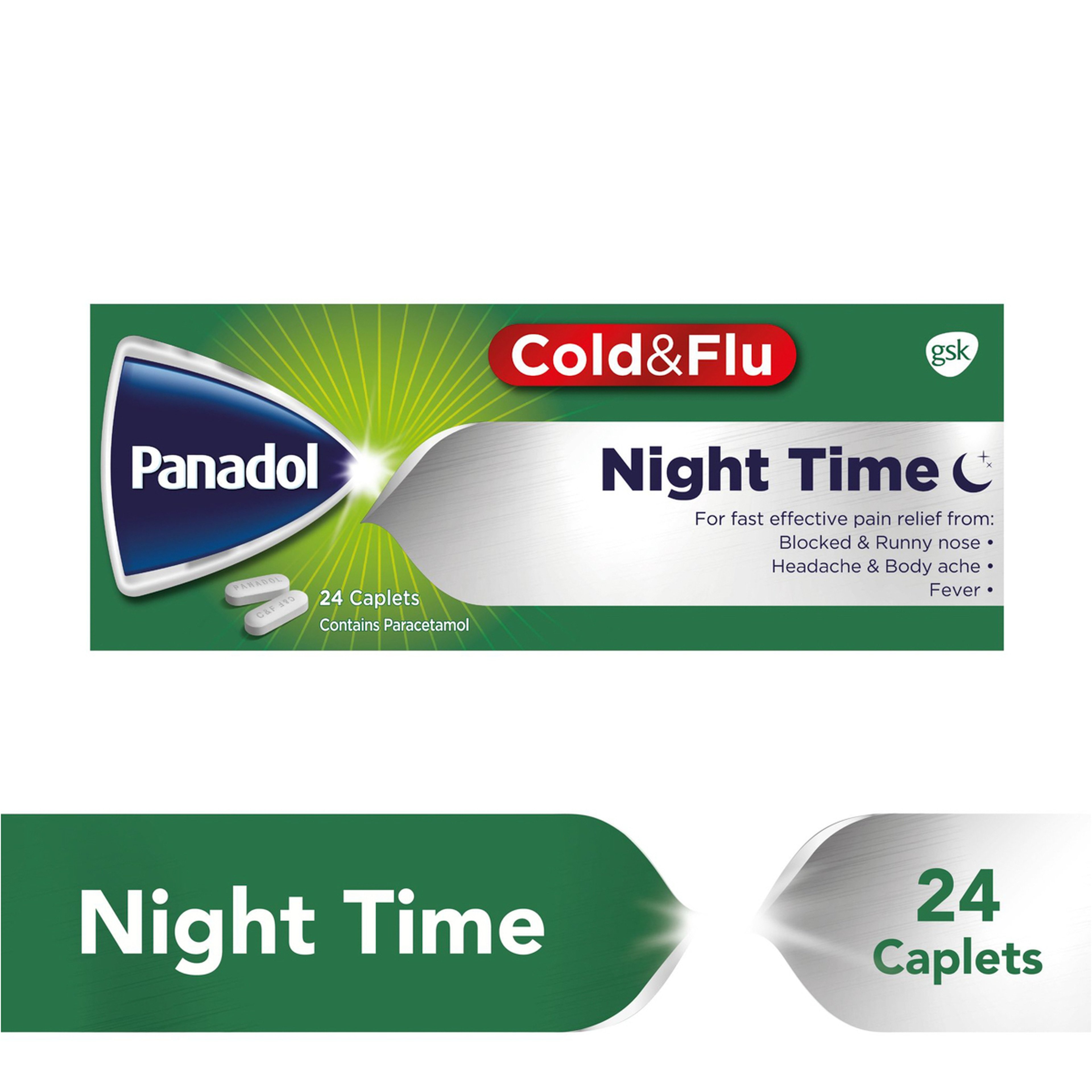Panadol-Cold&Flu Caplet 24Pcs