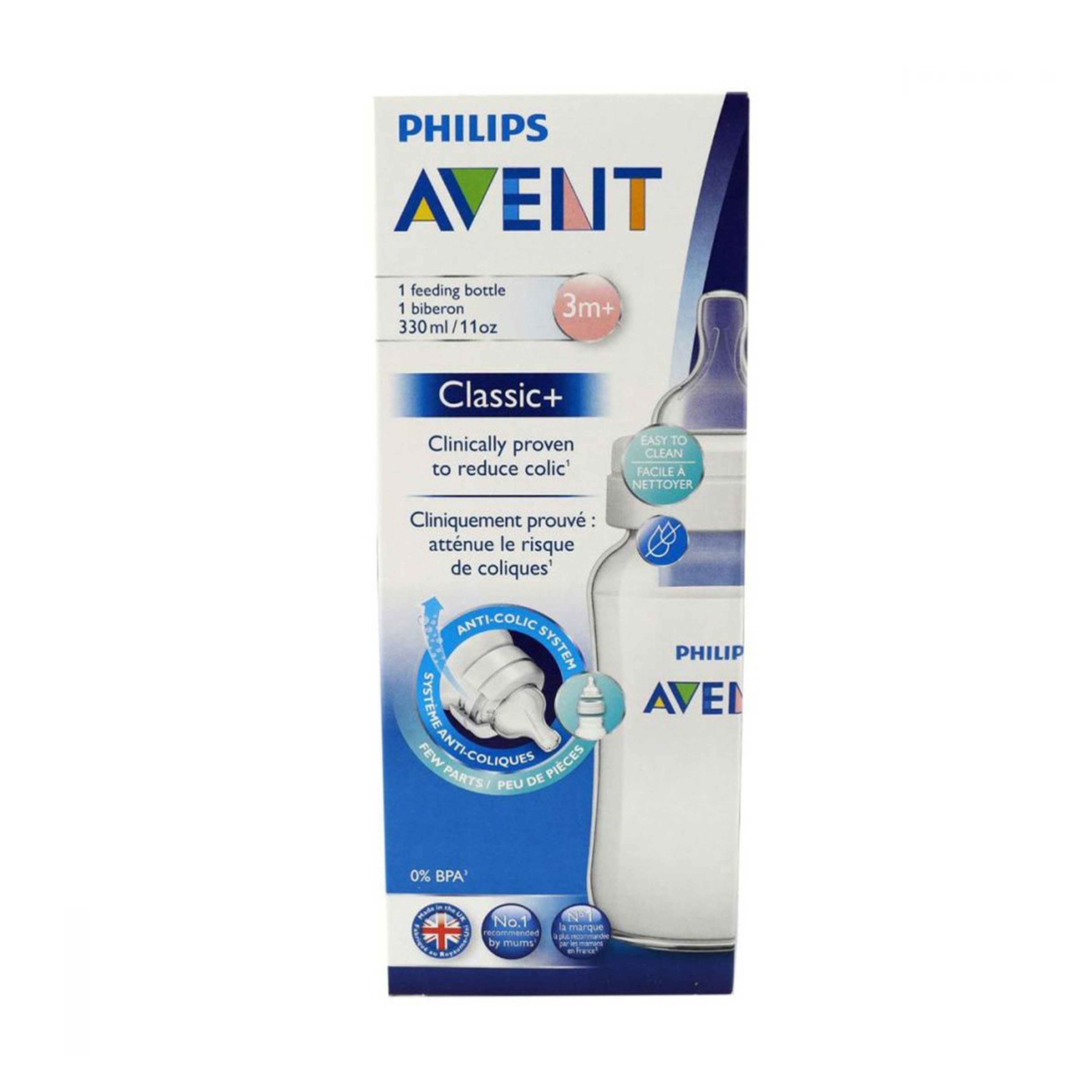 Philips Avent Anti-Colic Baby Bottle +3Months Scf816/61