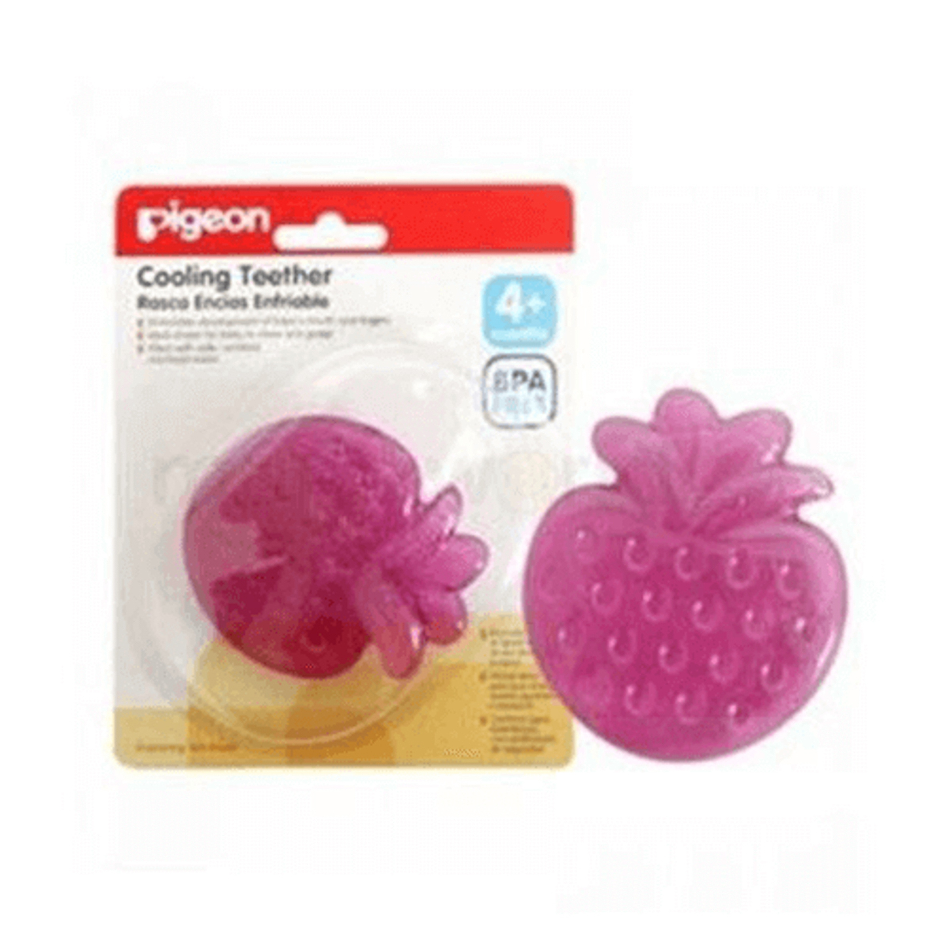 Pigeon Cooling Teether - Strawberry
