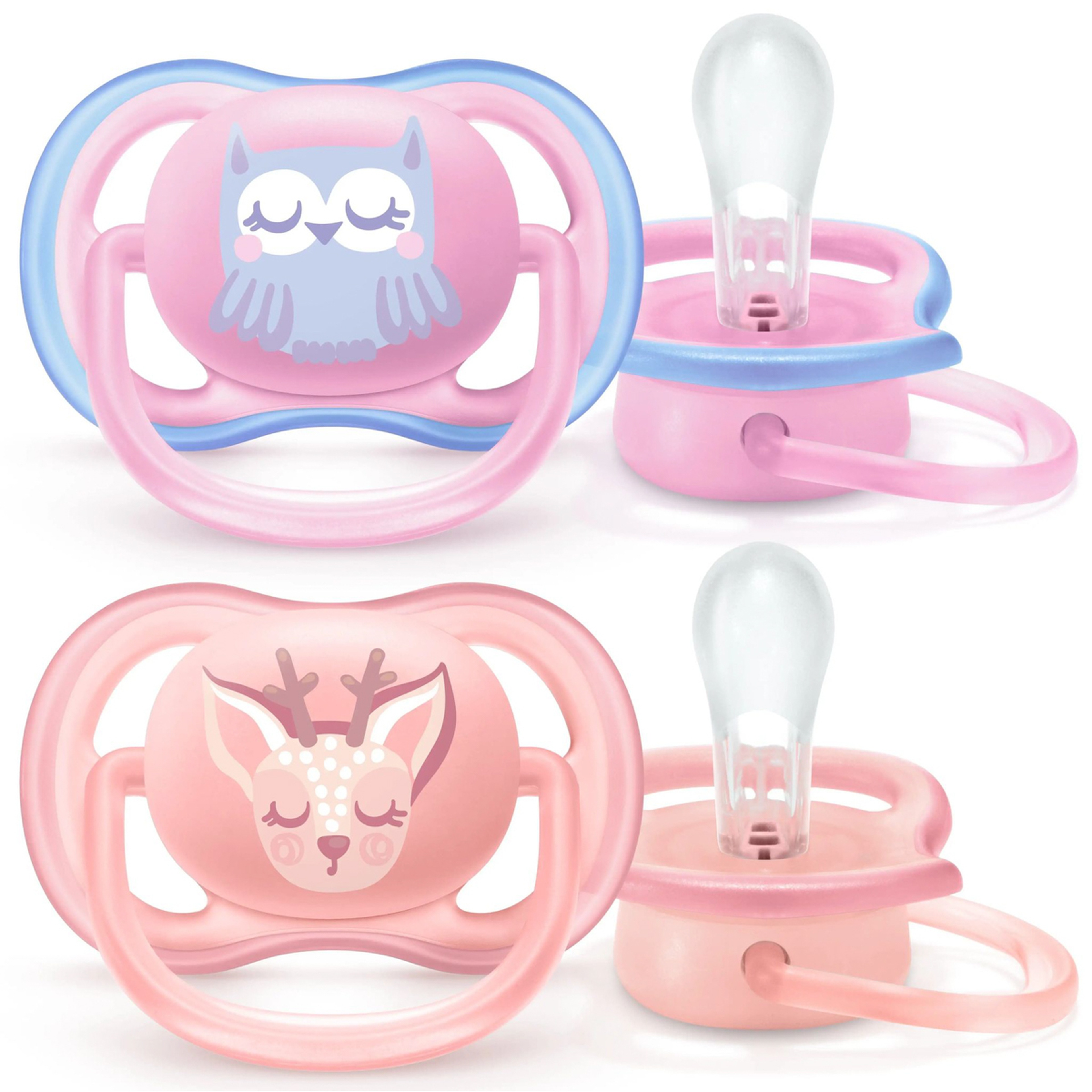 Philips Avent Ultra Air Freeflow Soother, Deco Version, 0-6M
