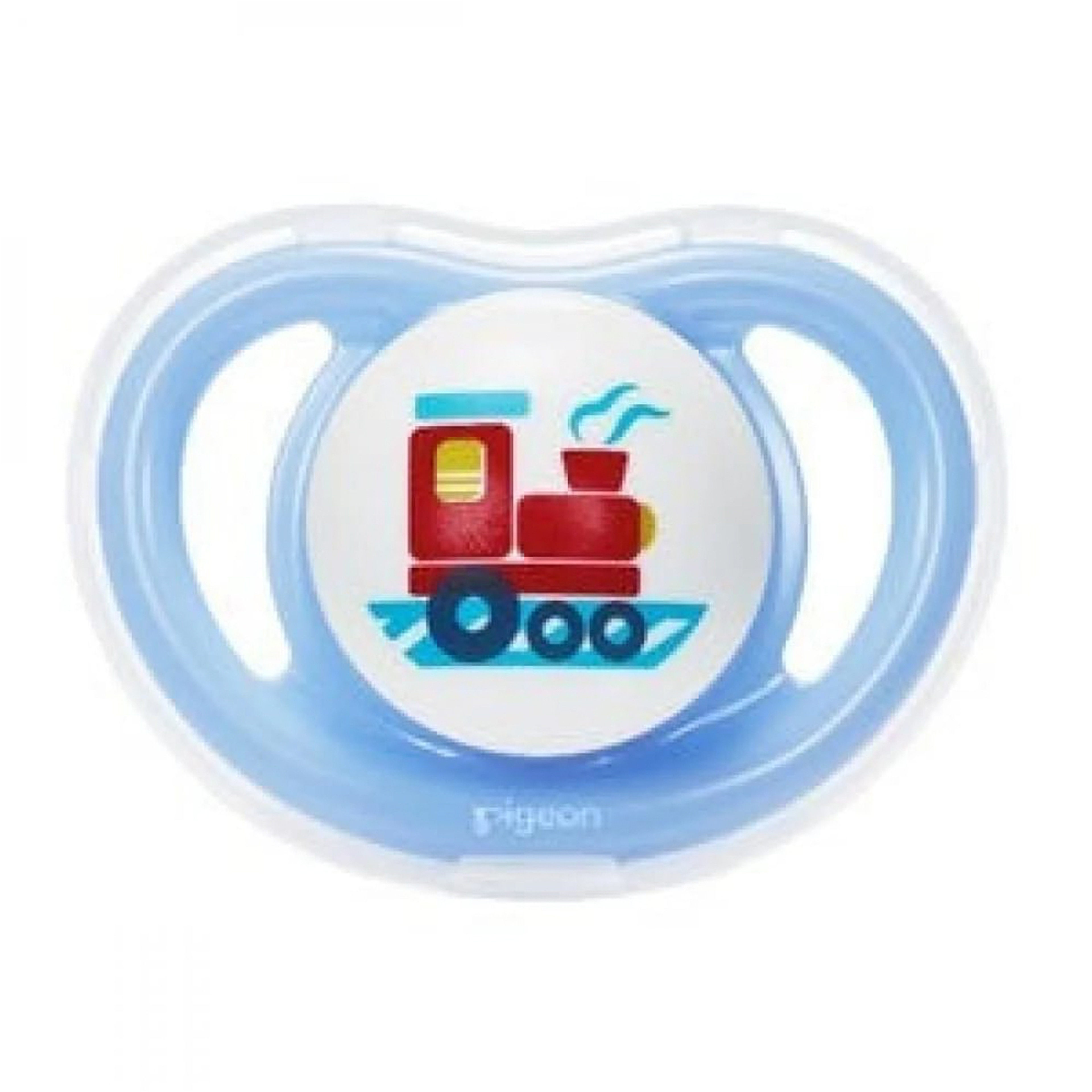 Pigeon Minilight +0 Pacifier, Small Size, Train Shape