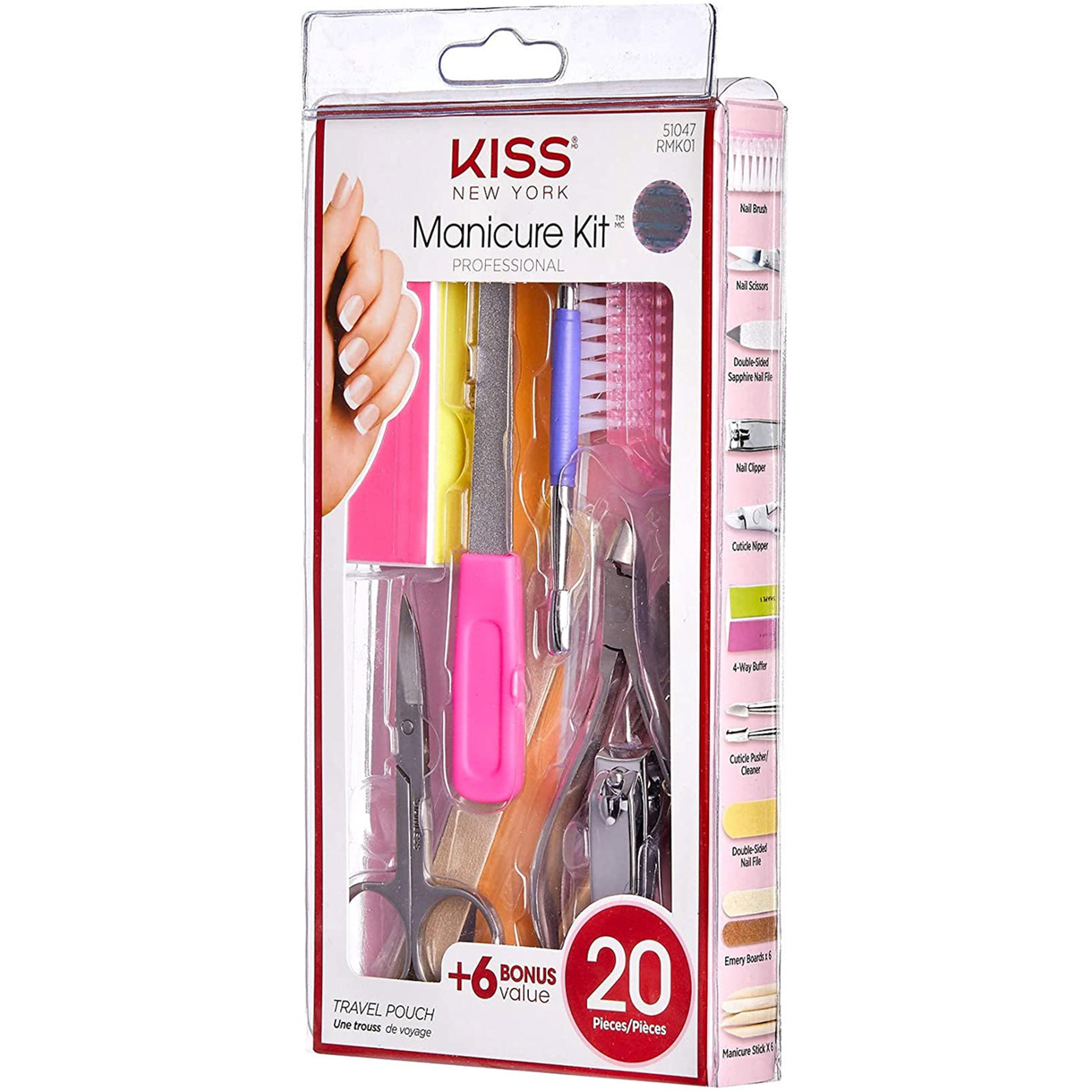 كيس مجموعة مونيكير احترافية 11 قطعة