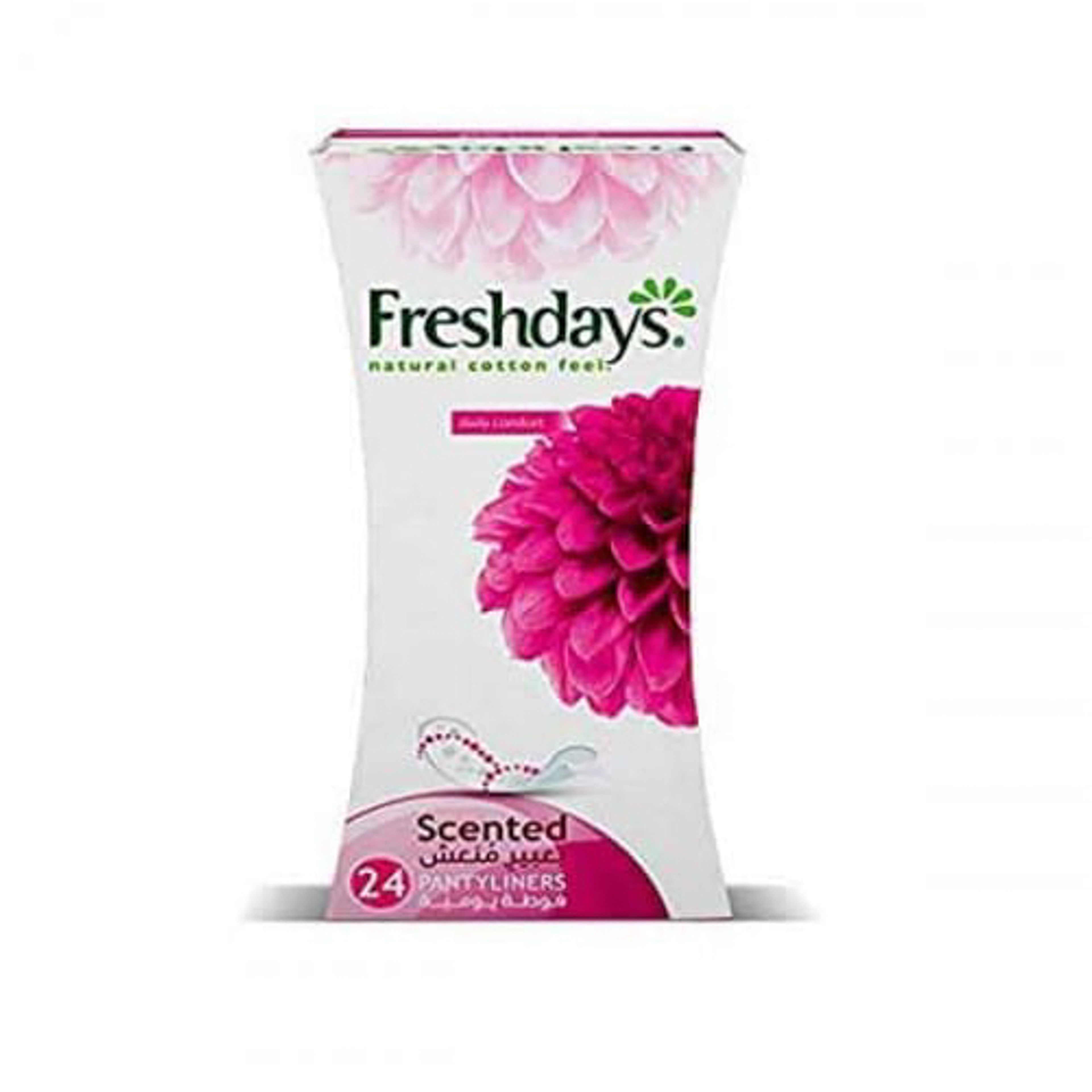 Private Freshdays Daily Women'S Towels Regular Scented, 24 Pieces