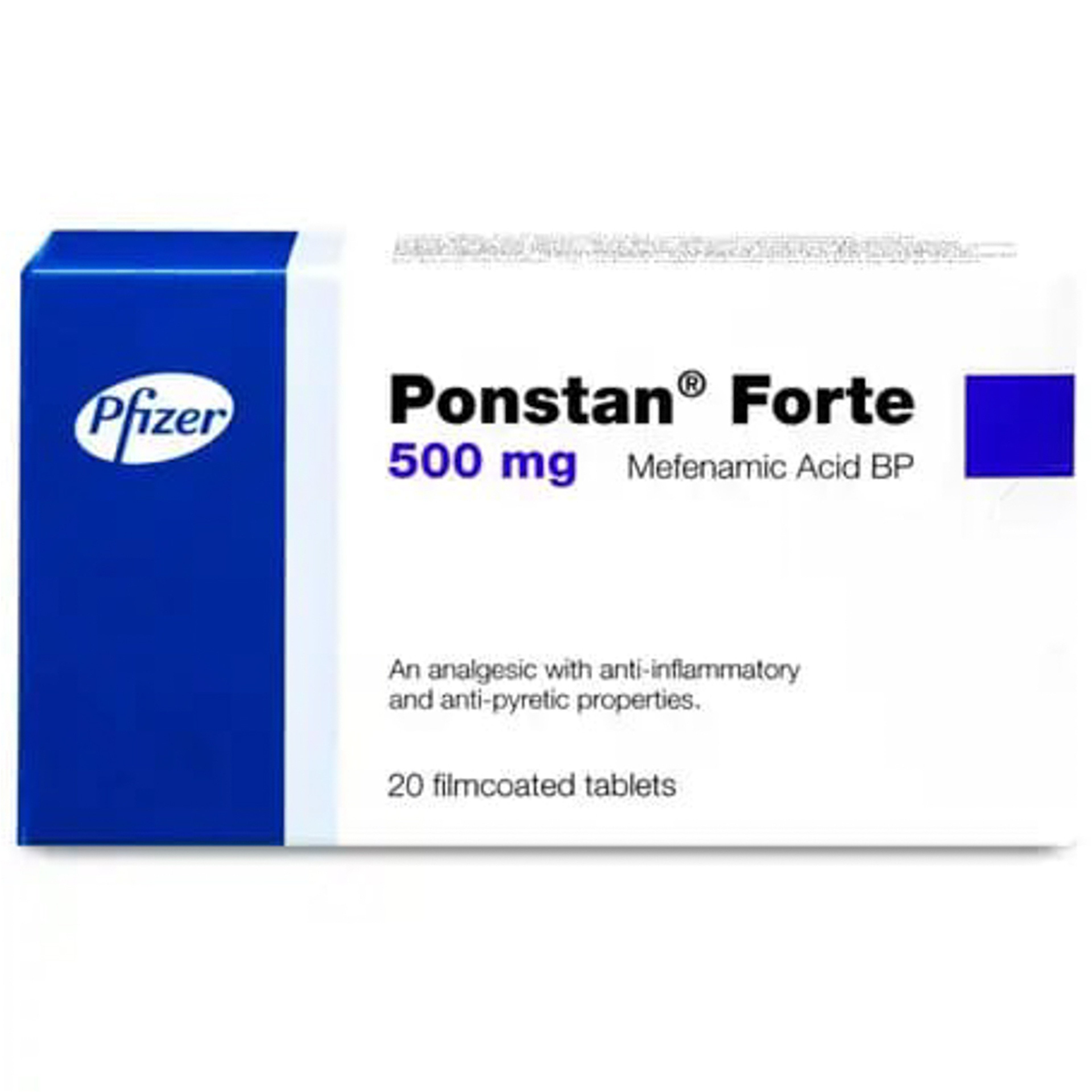 Ponstan-Forte 500 Mg Tablet 20 Pcs