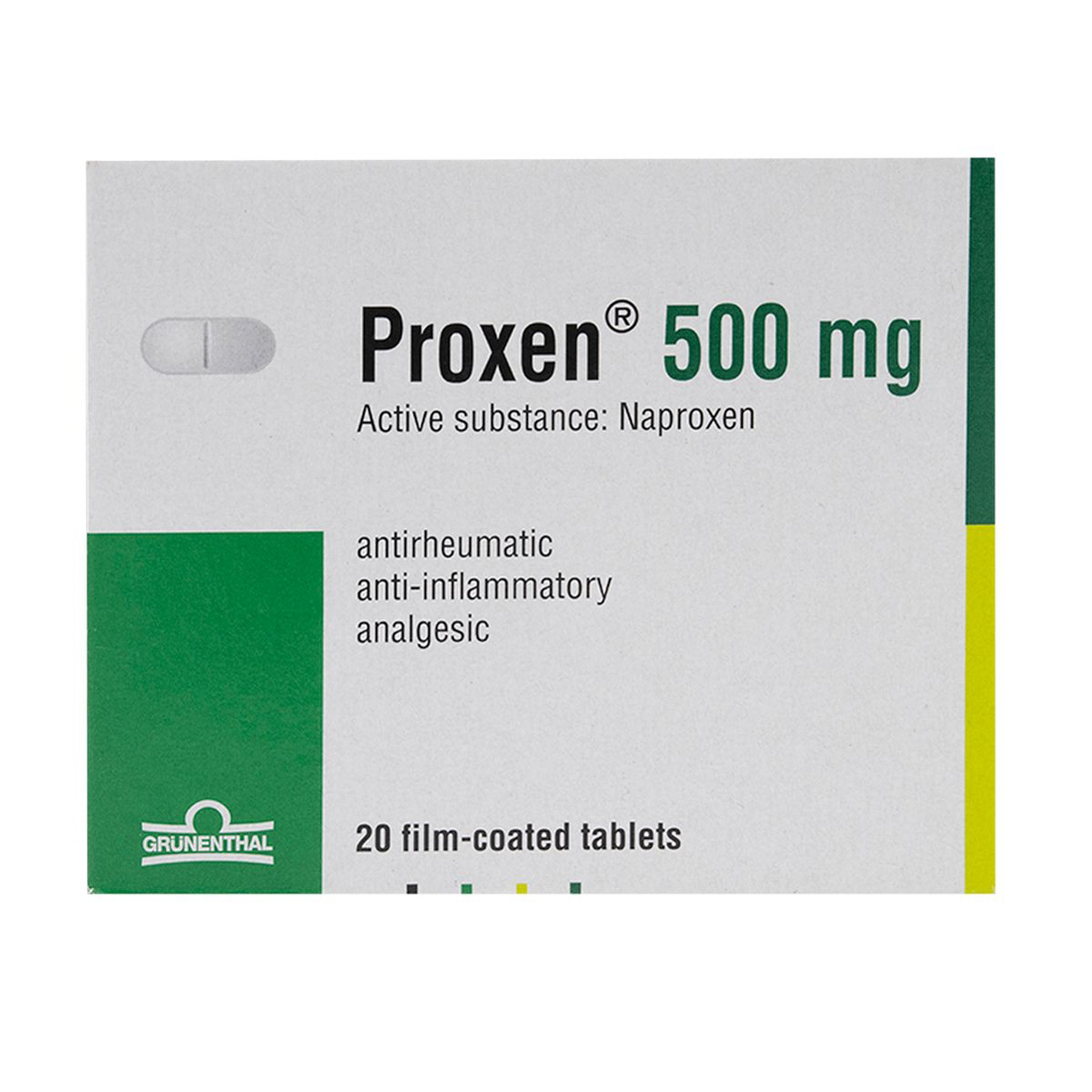 Proxen 500 Mg Tabler 20Pcs